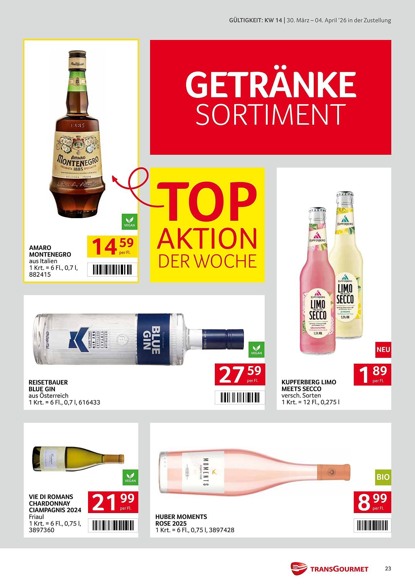 Transgourmet Flugblatt