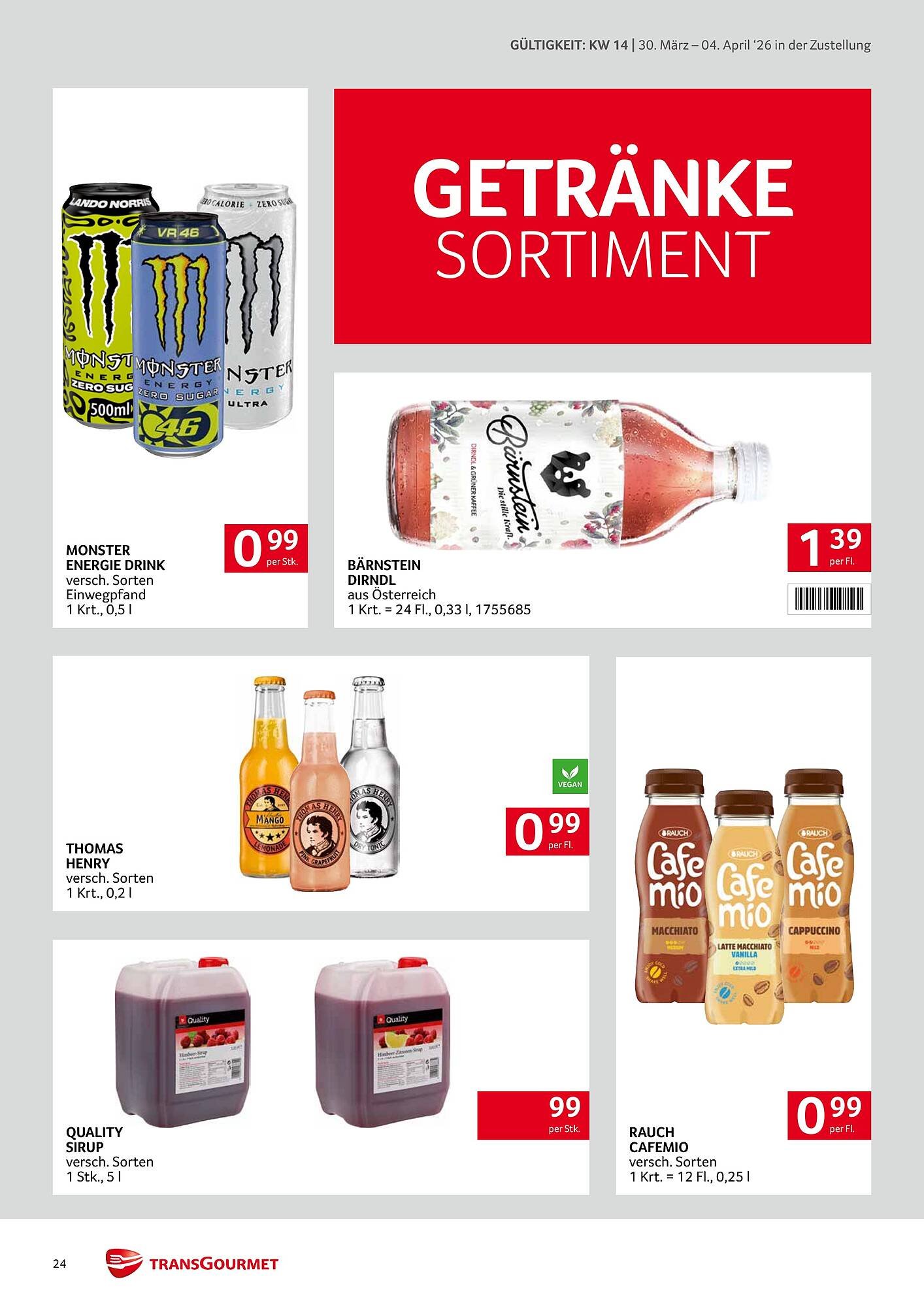 Transgourmet Flugblatt