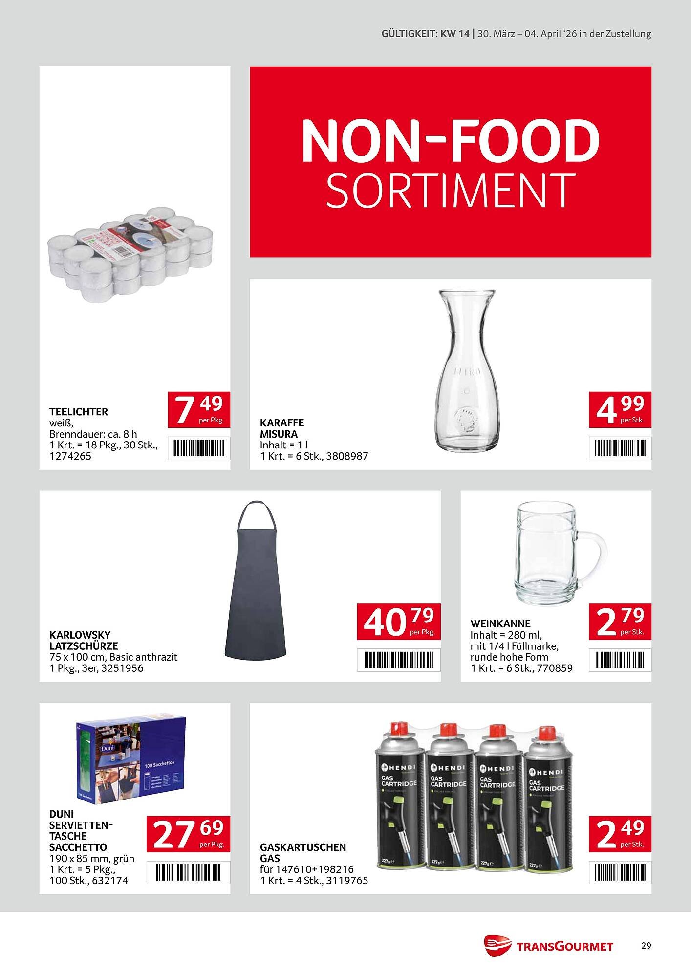 Transgourmet Flugblatt