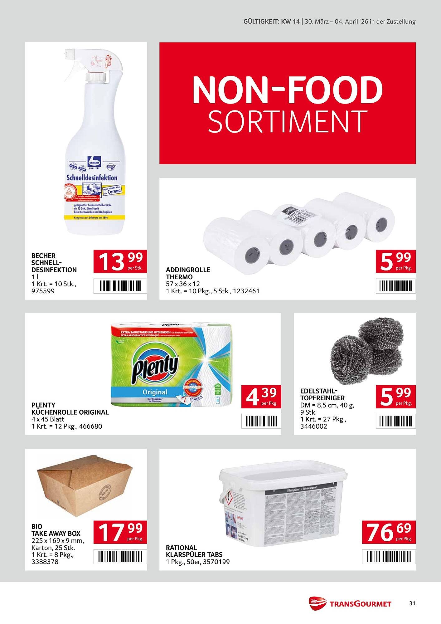 Transgourmet Flugblatt