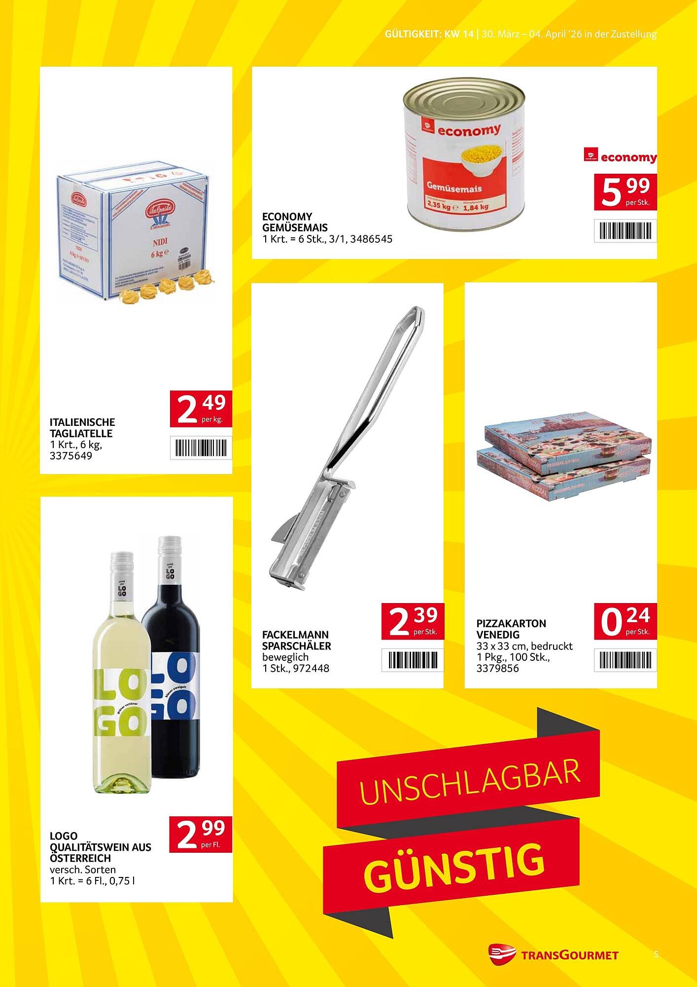 Transgourmet Flugblatt