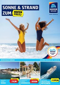 Hofer Reisen Flugblatt