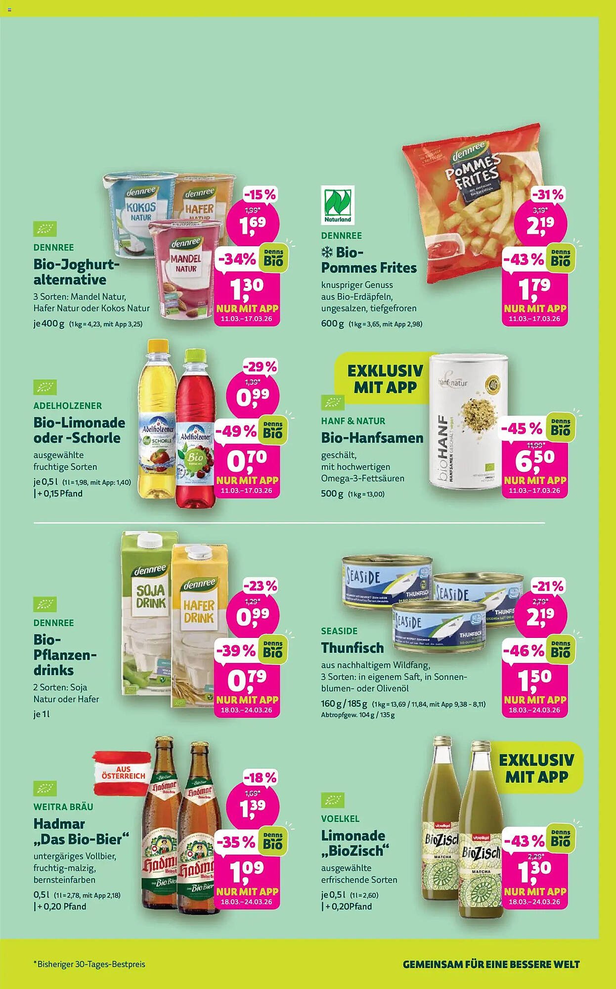 Denn's Biomarkt Flugblatt (2026-03-11 - 2026-03-24) | 3