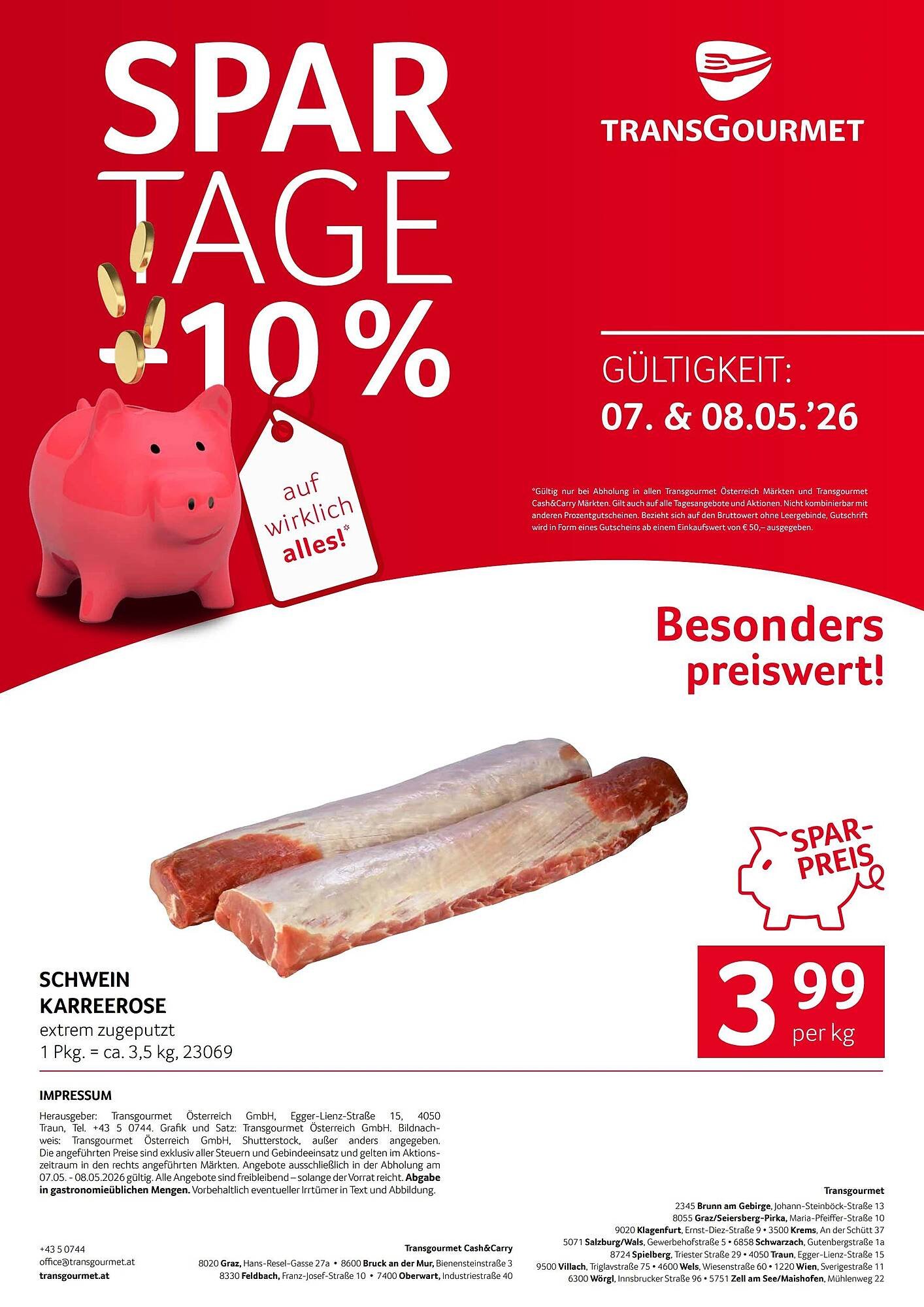 Transgourmet Flugblatt