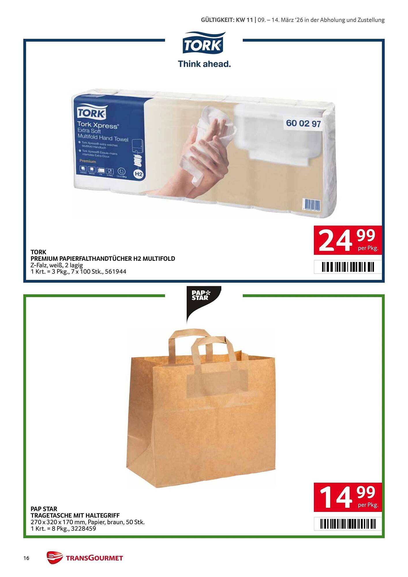 Transgourmet Flugblatt