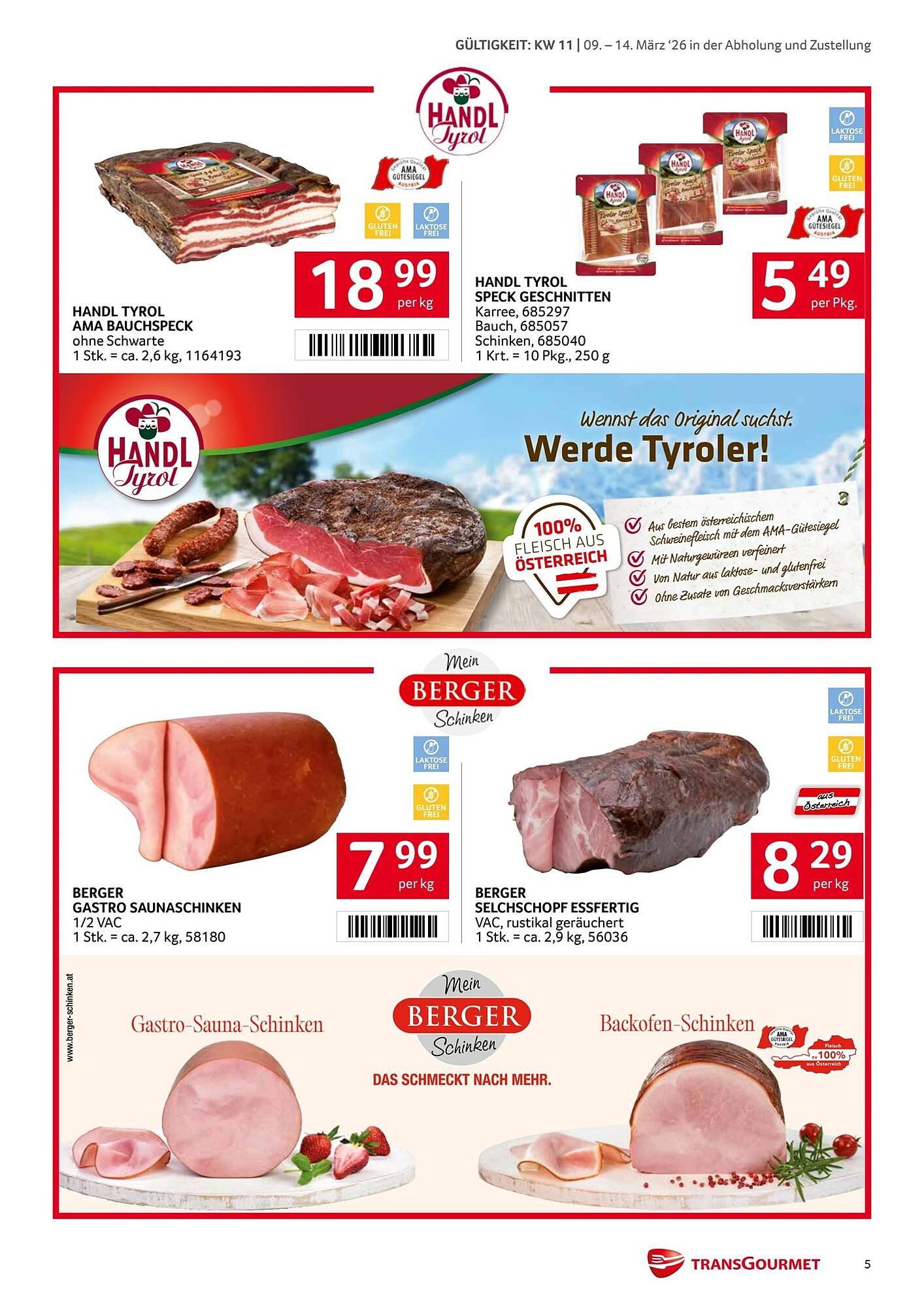 Transgourmet Flugblatt