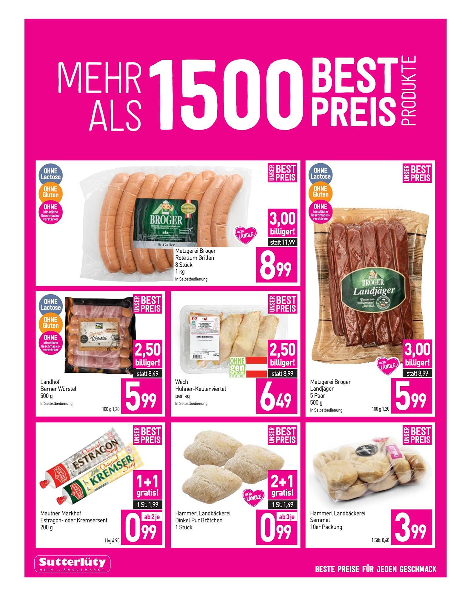 Sutterlüty Flugblatt