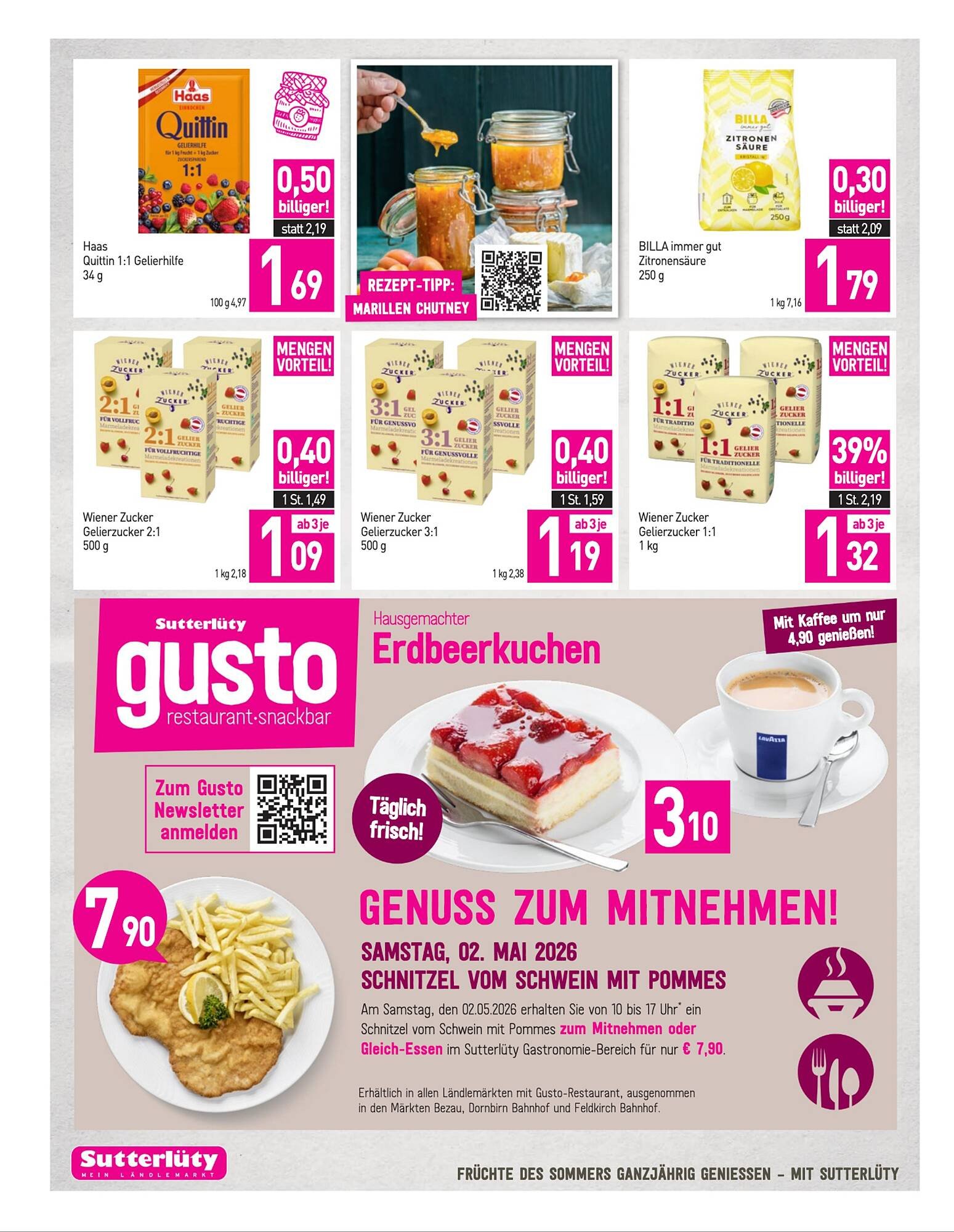 Sutterlüty Flugblatt