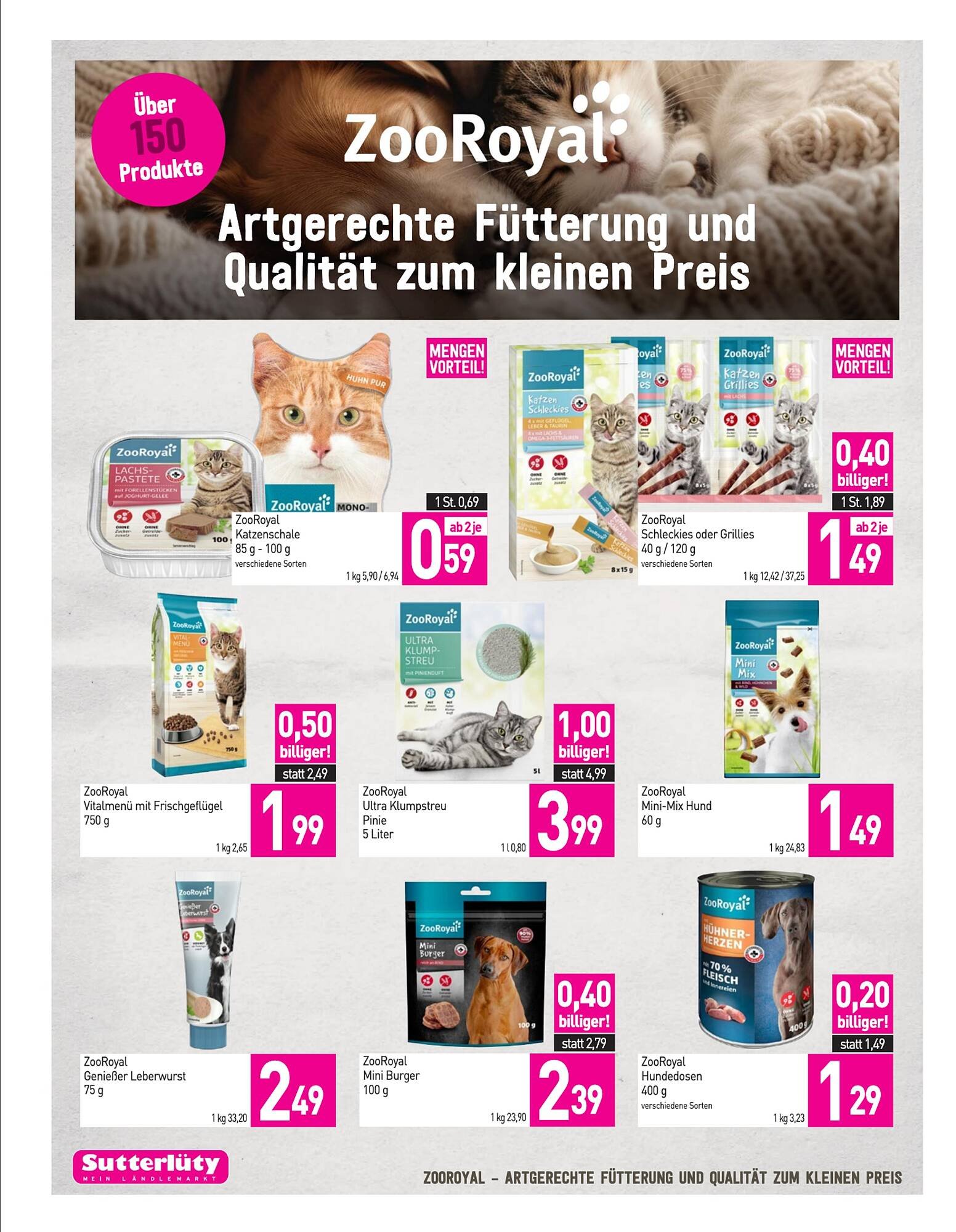 Sutterlüty Flugblatt