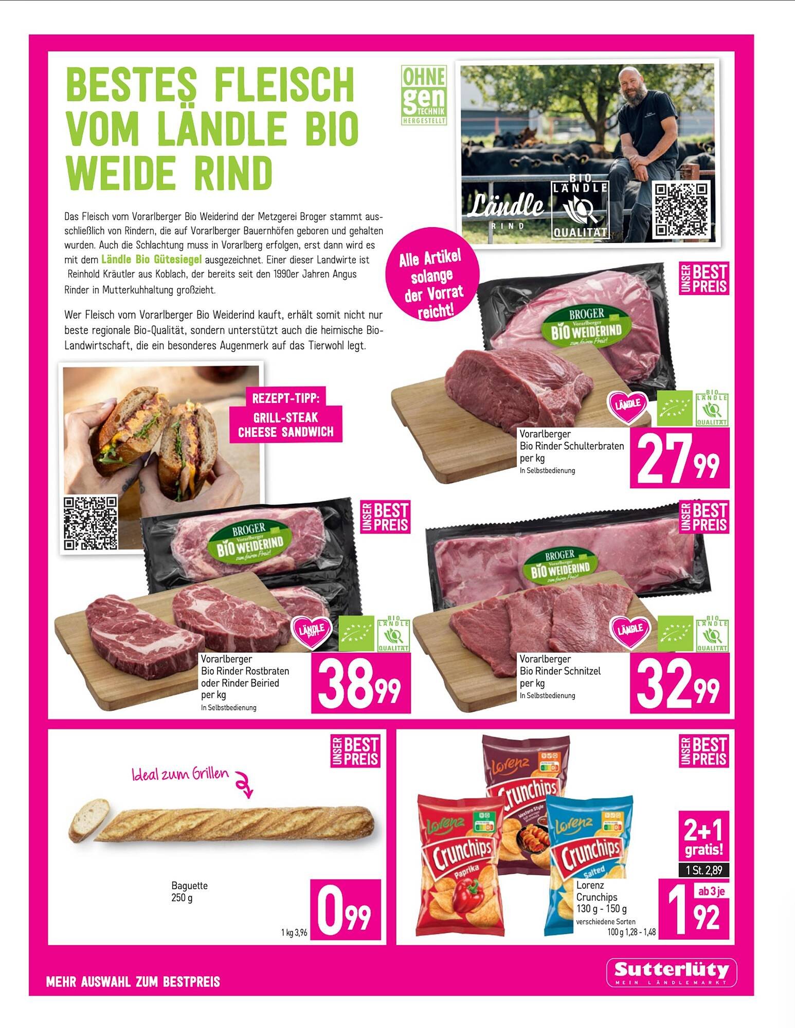 Sutterlüty Flugblatt