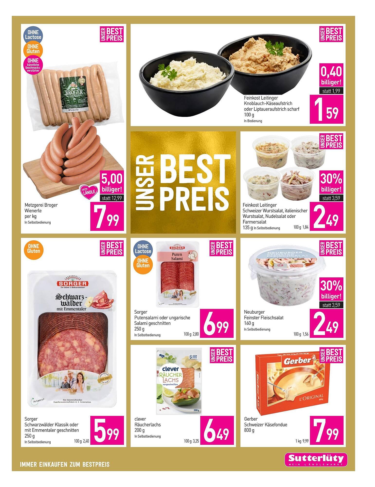 Sutterlüty Flugblatt