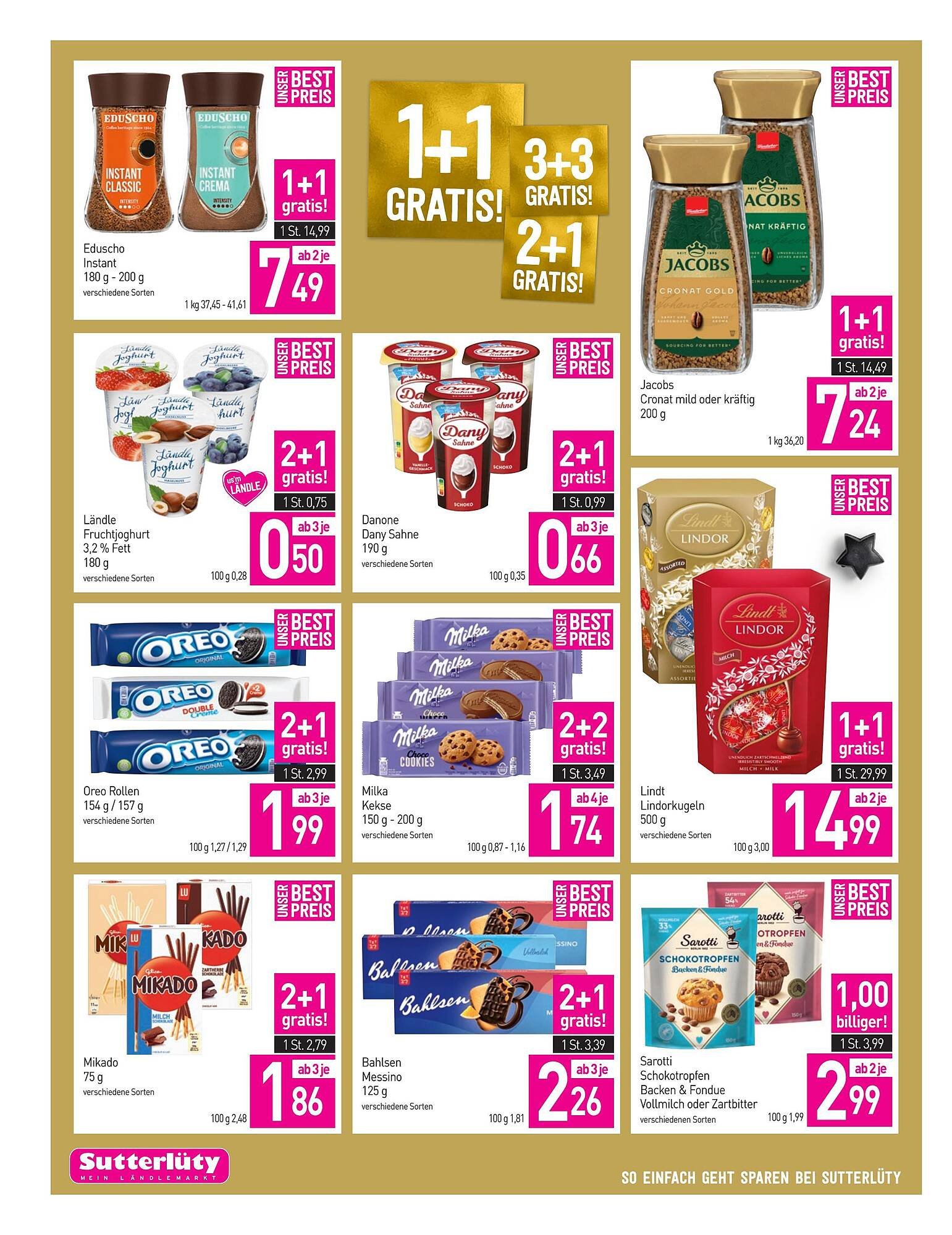 Sutterlüty Flugblatt