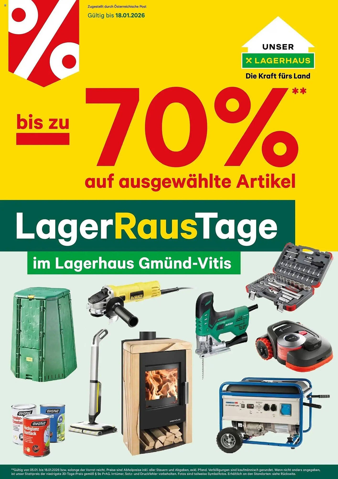 Lagerhaus Flugblatt