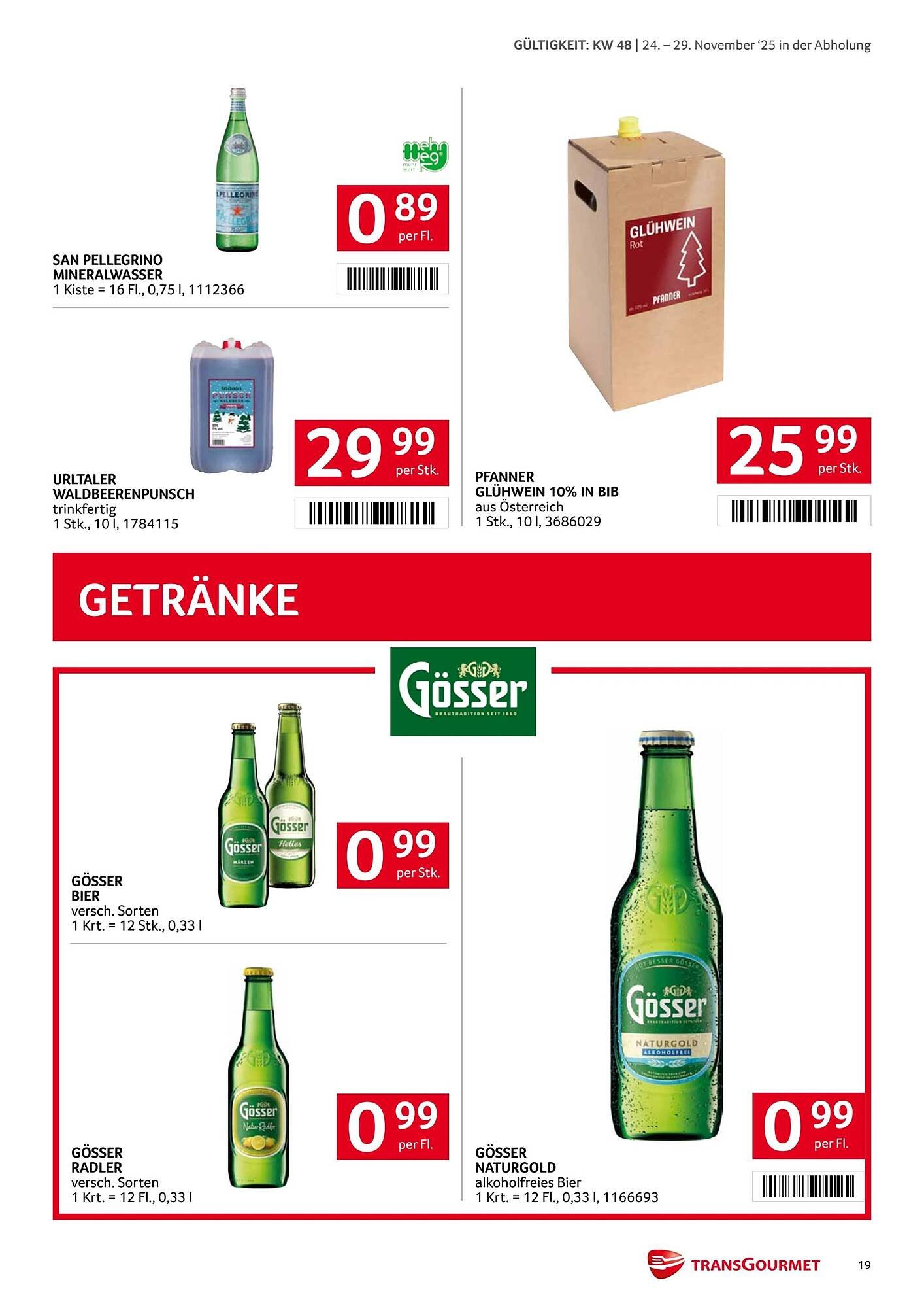 Transgourmet Flugblatt