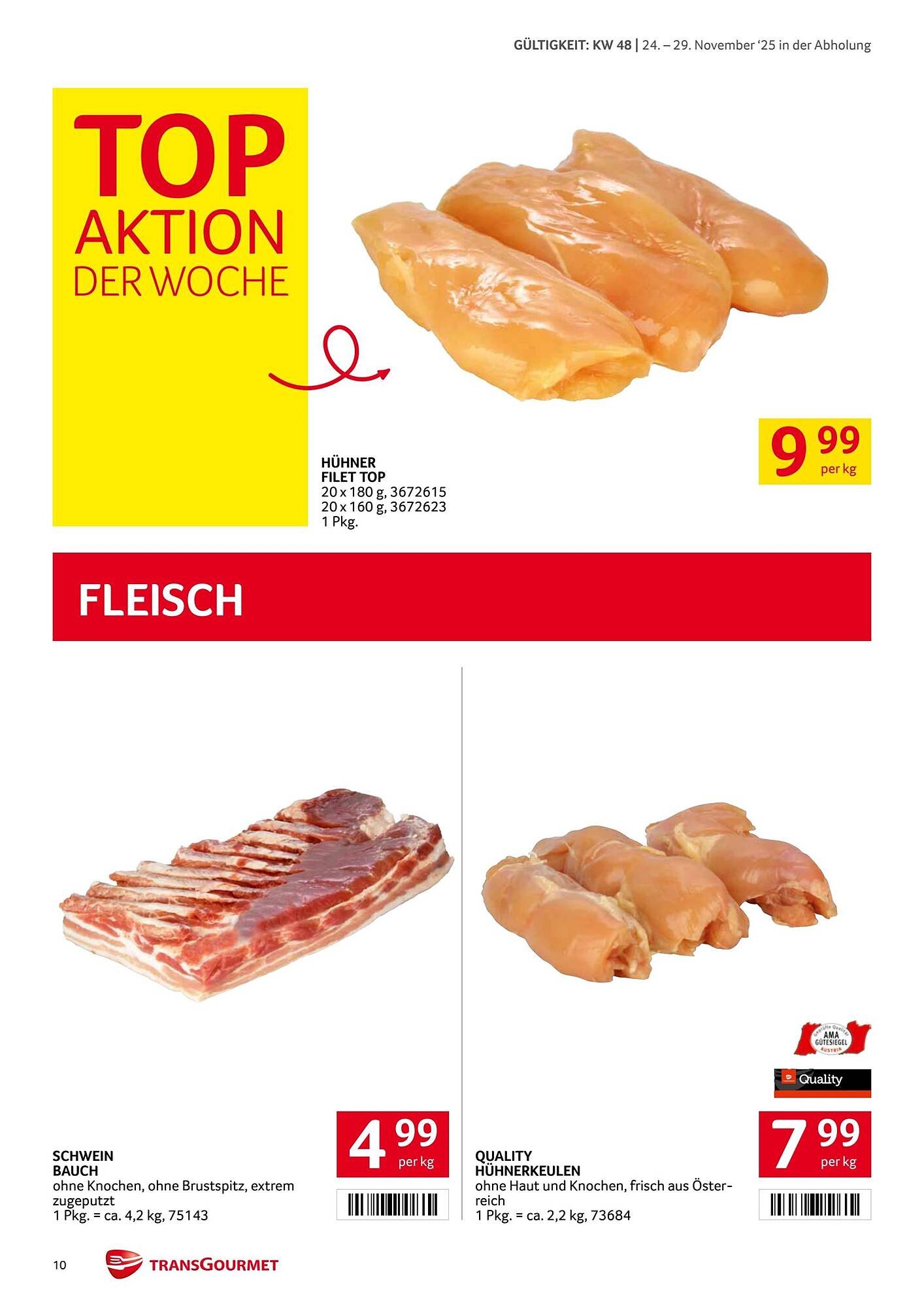 Transgourmet Flugblatt