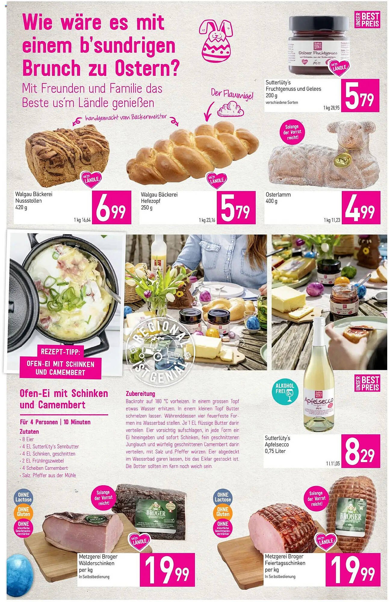 Sutterlüty Flugblatt