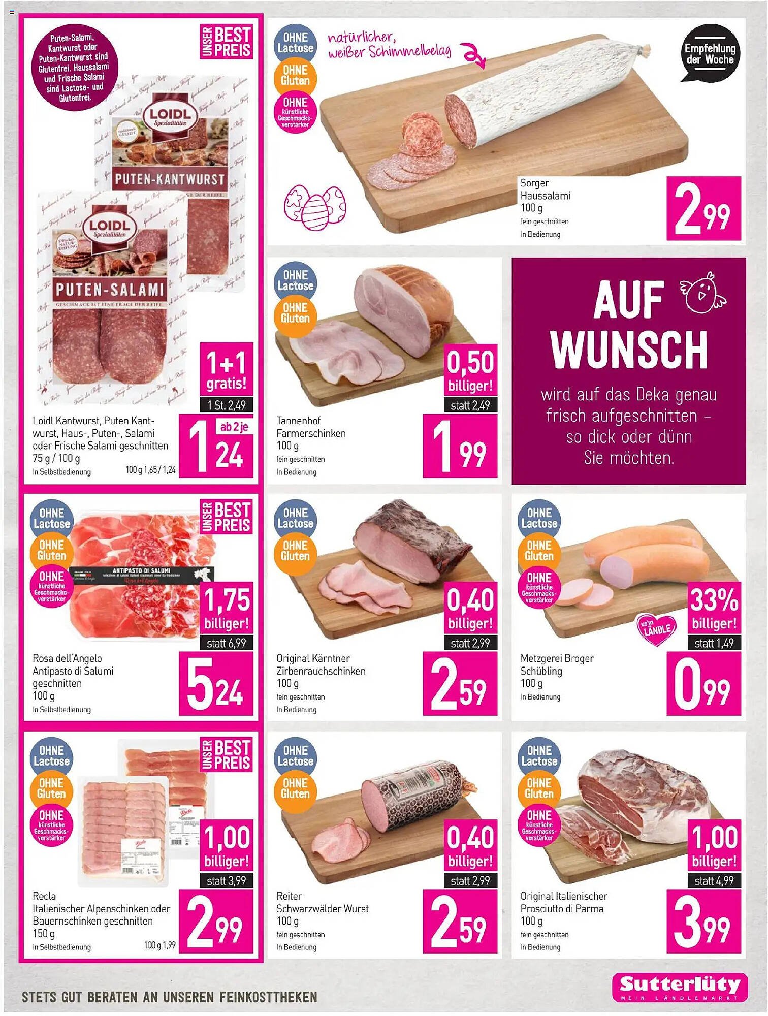 Sutterlüty Flugblatt