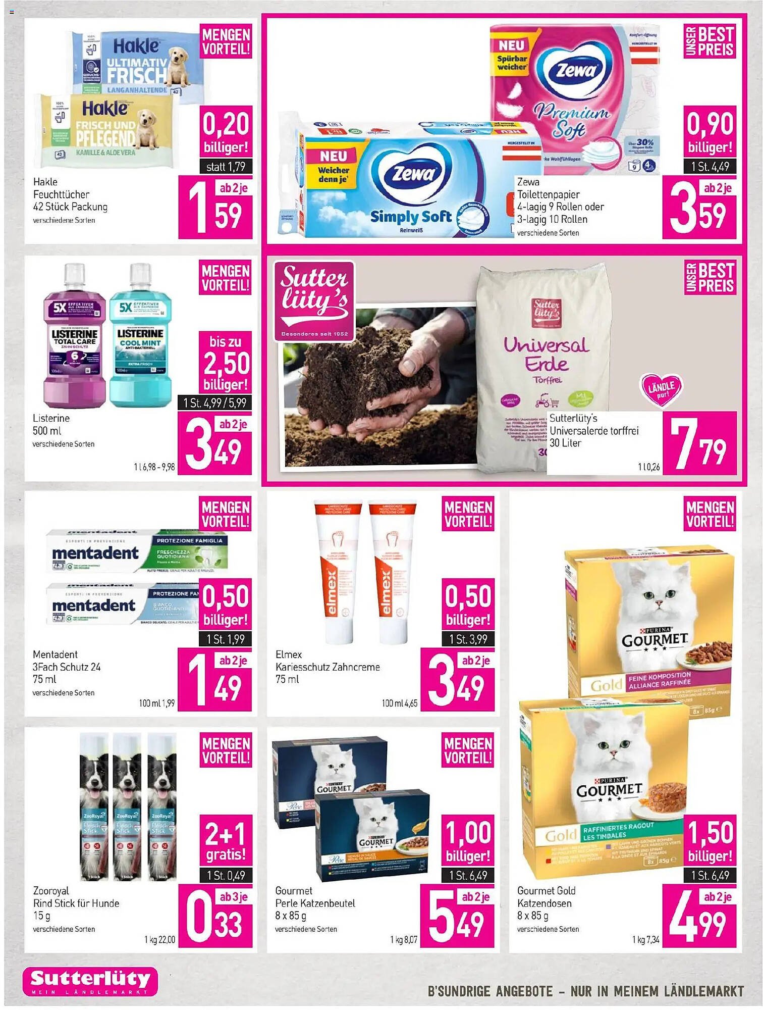 Sutterlüty Flugblatt