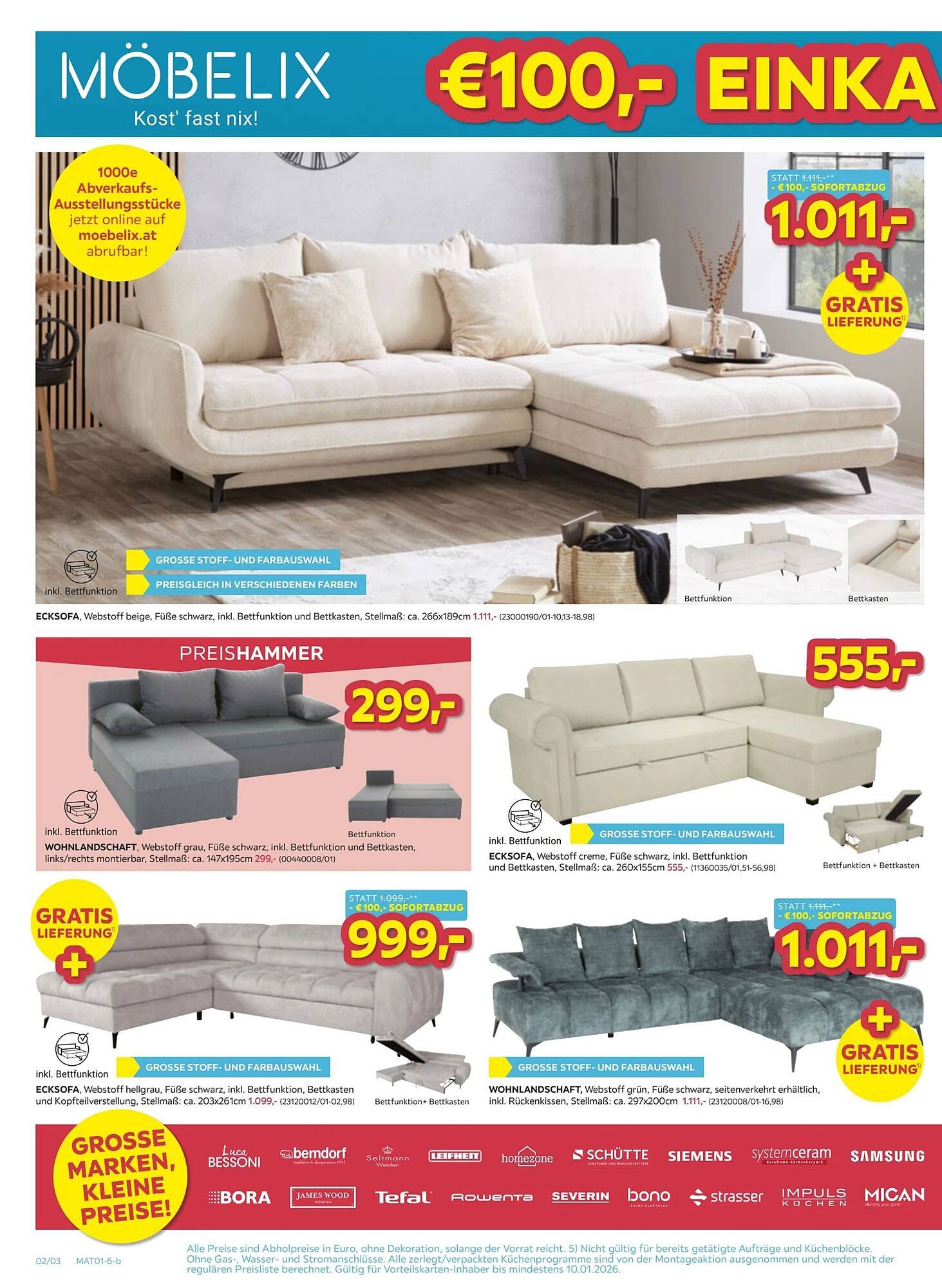 Möbelix Prospekt