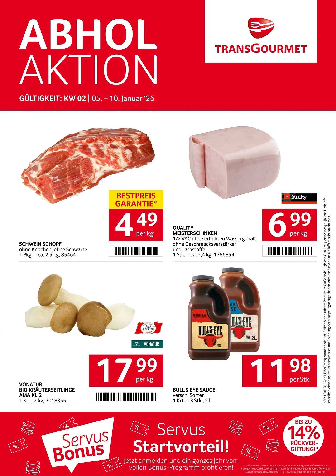 Transgourmet Flugblatt