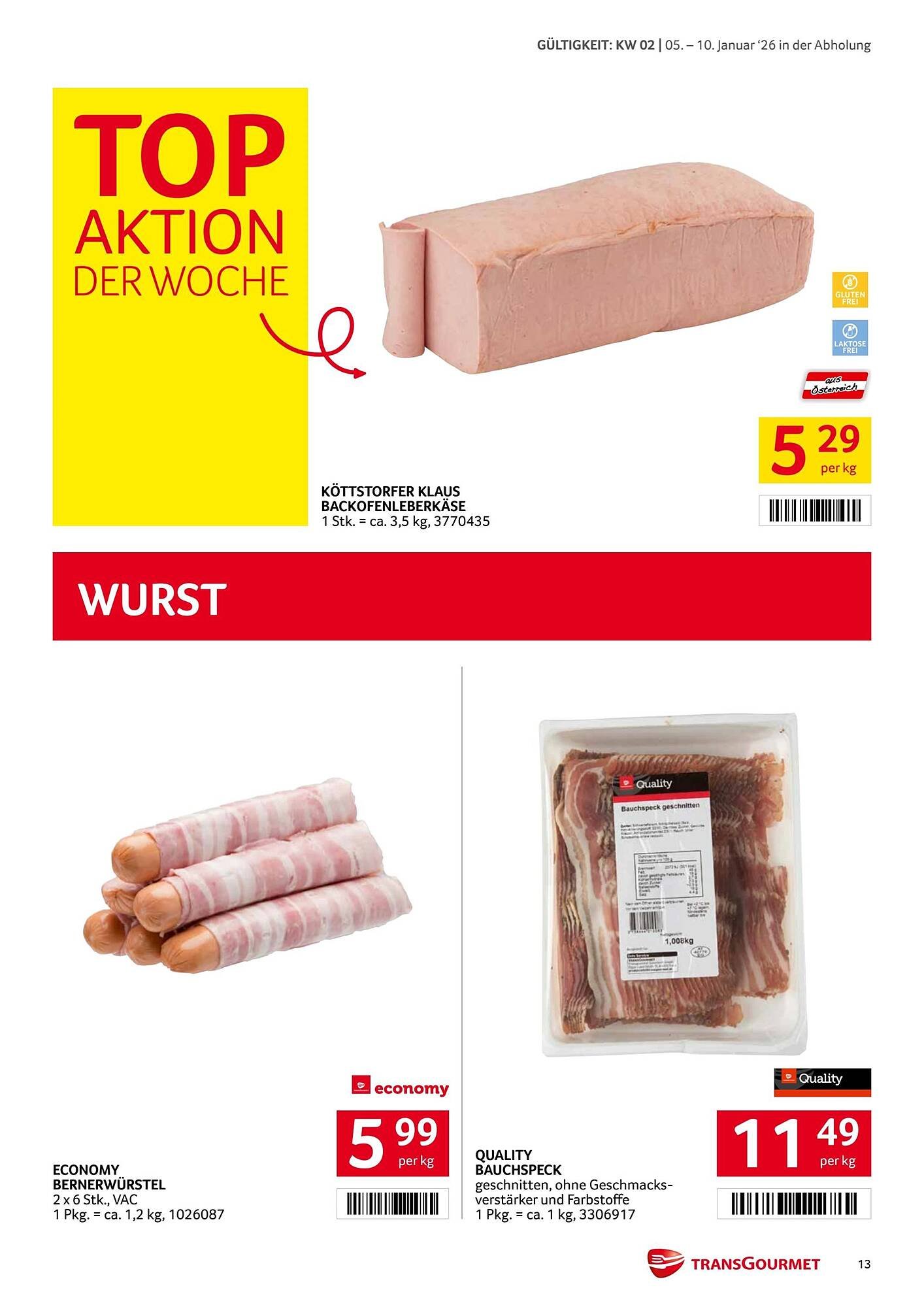 Transgourmet Flugblatt