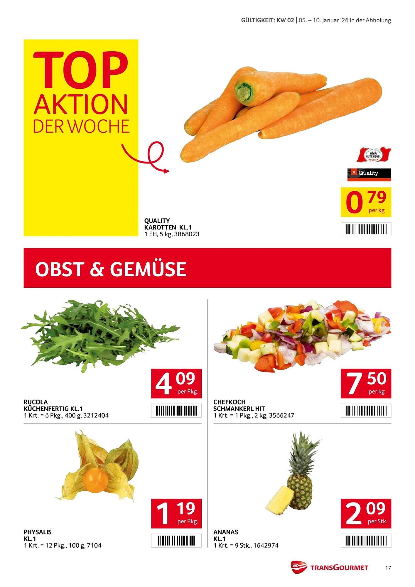 Transgourmet Flugblatt