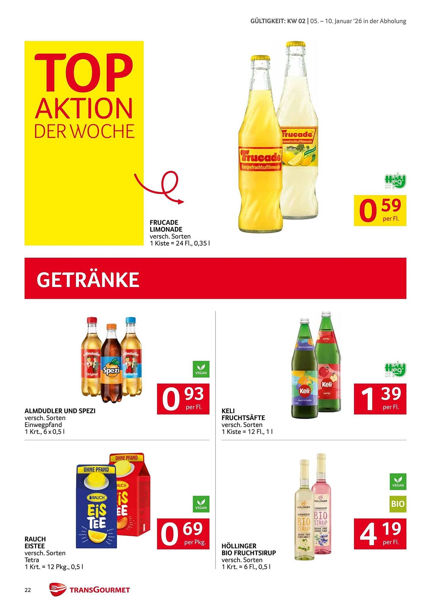 Transgourmet Flugblatt