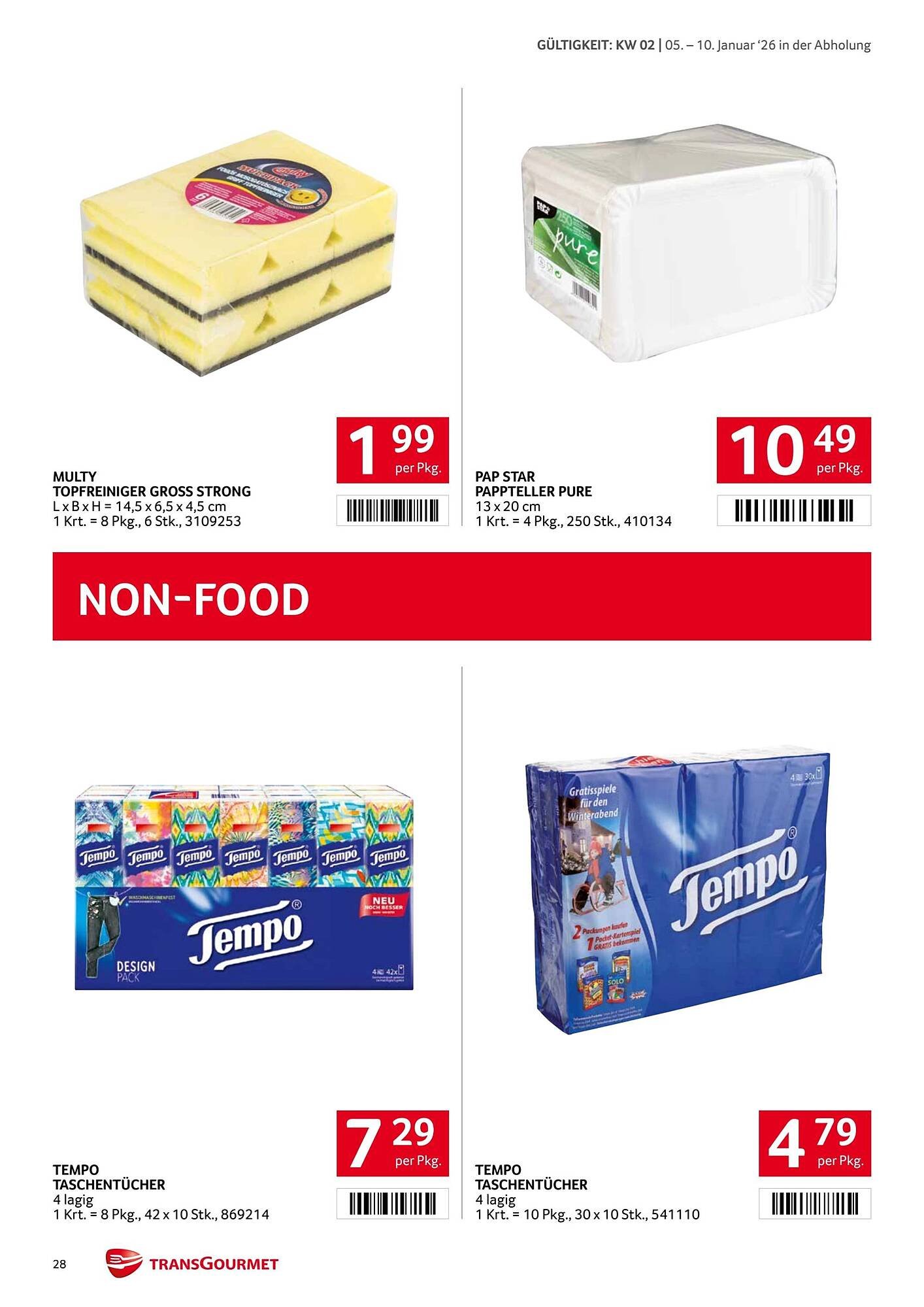 Transgourmet Flugblatt