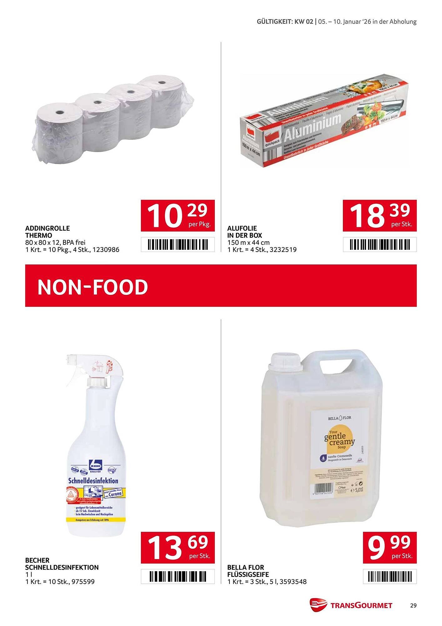 Transgourmet Flugblatt