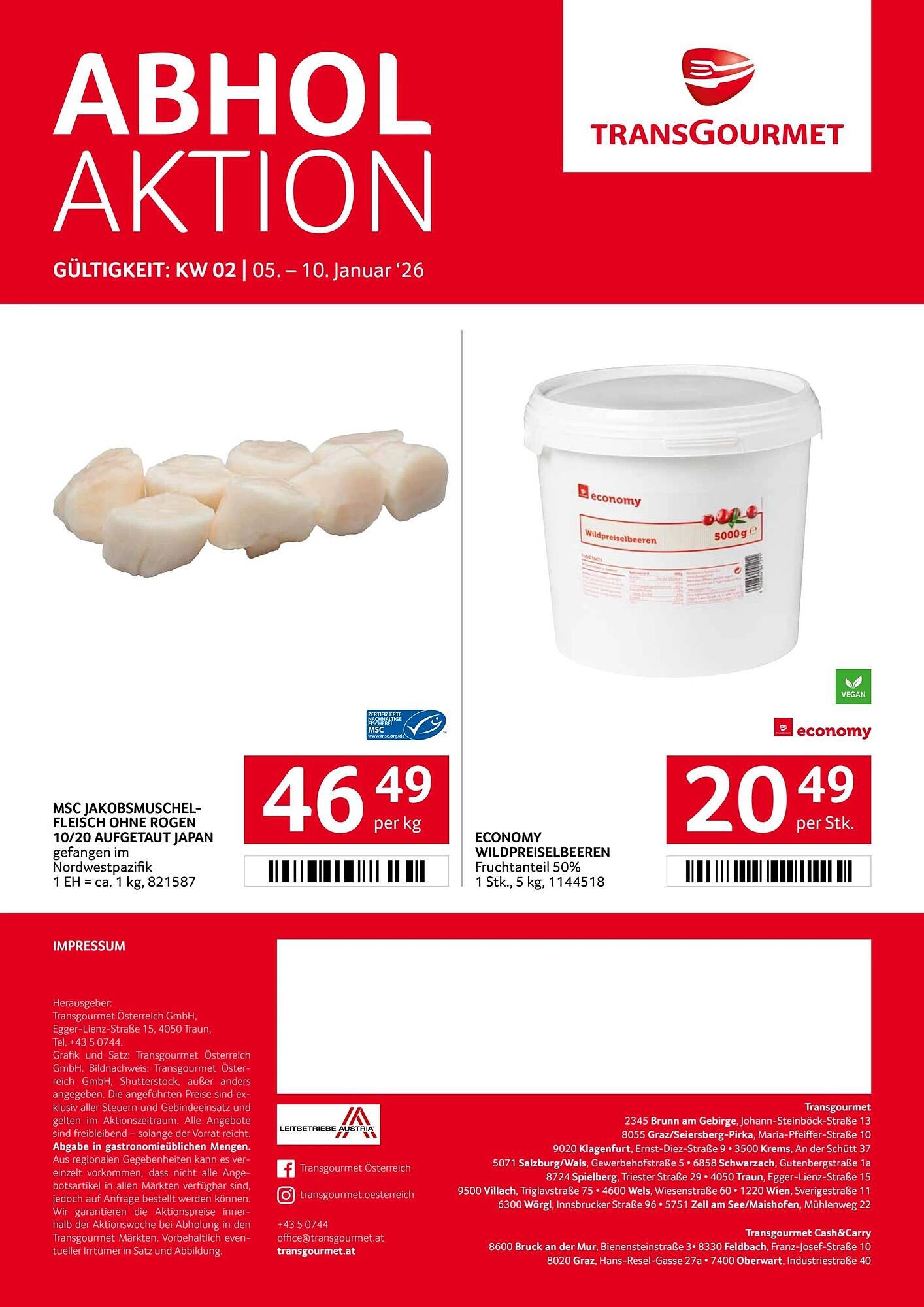 Transgourmet Flugblatt