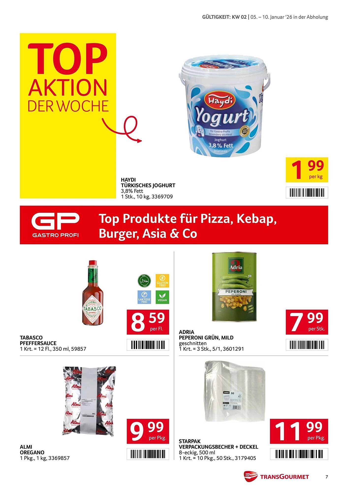 Transgourmet Flugblatt