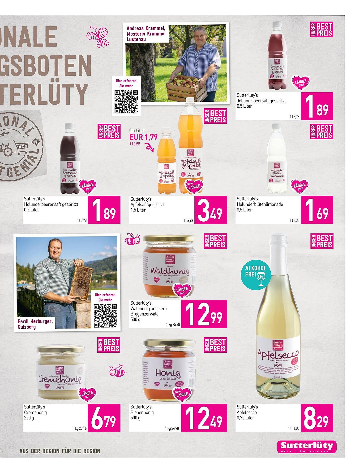 Sutterlüty Flugblatt