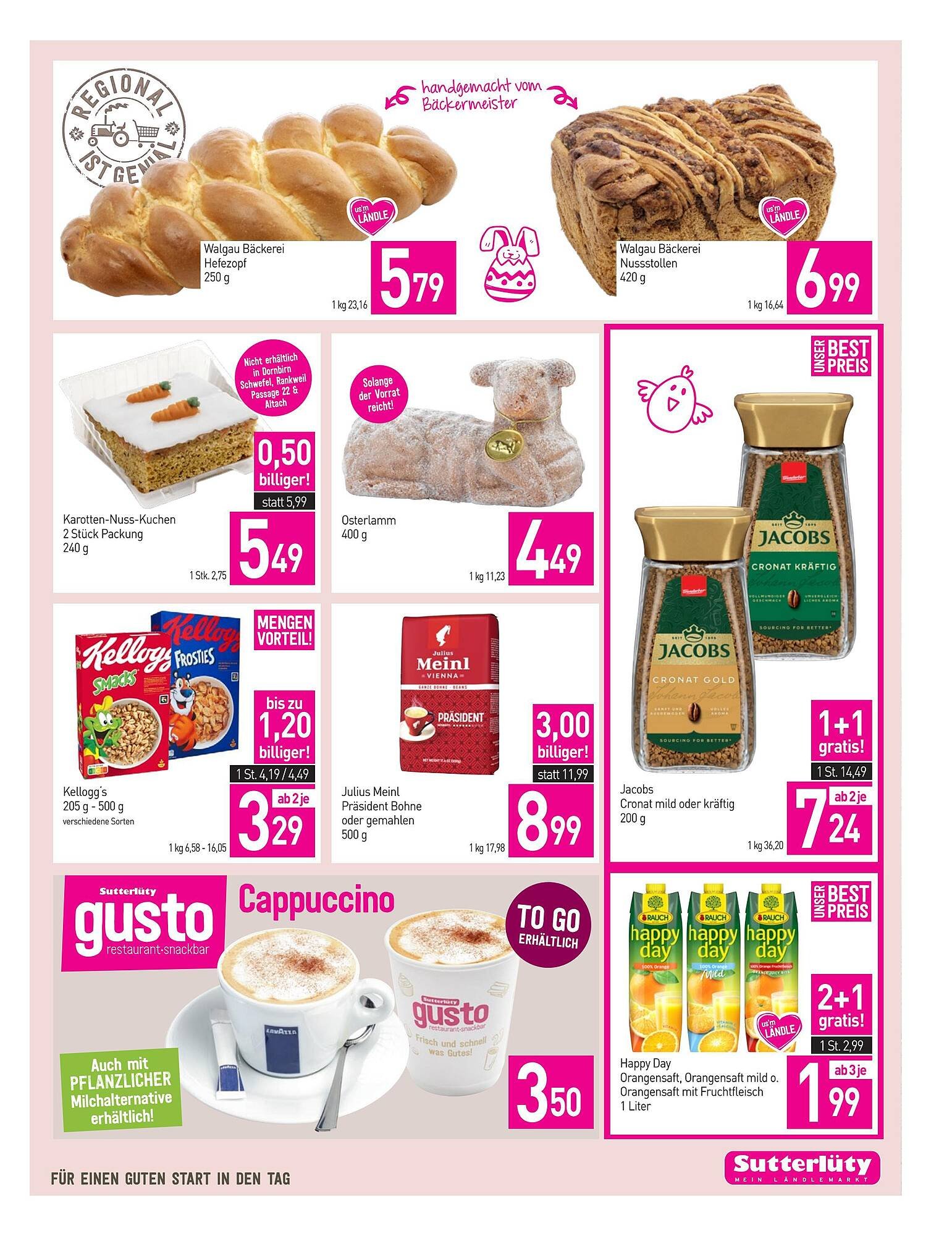 Sutterlüty Flugblatt