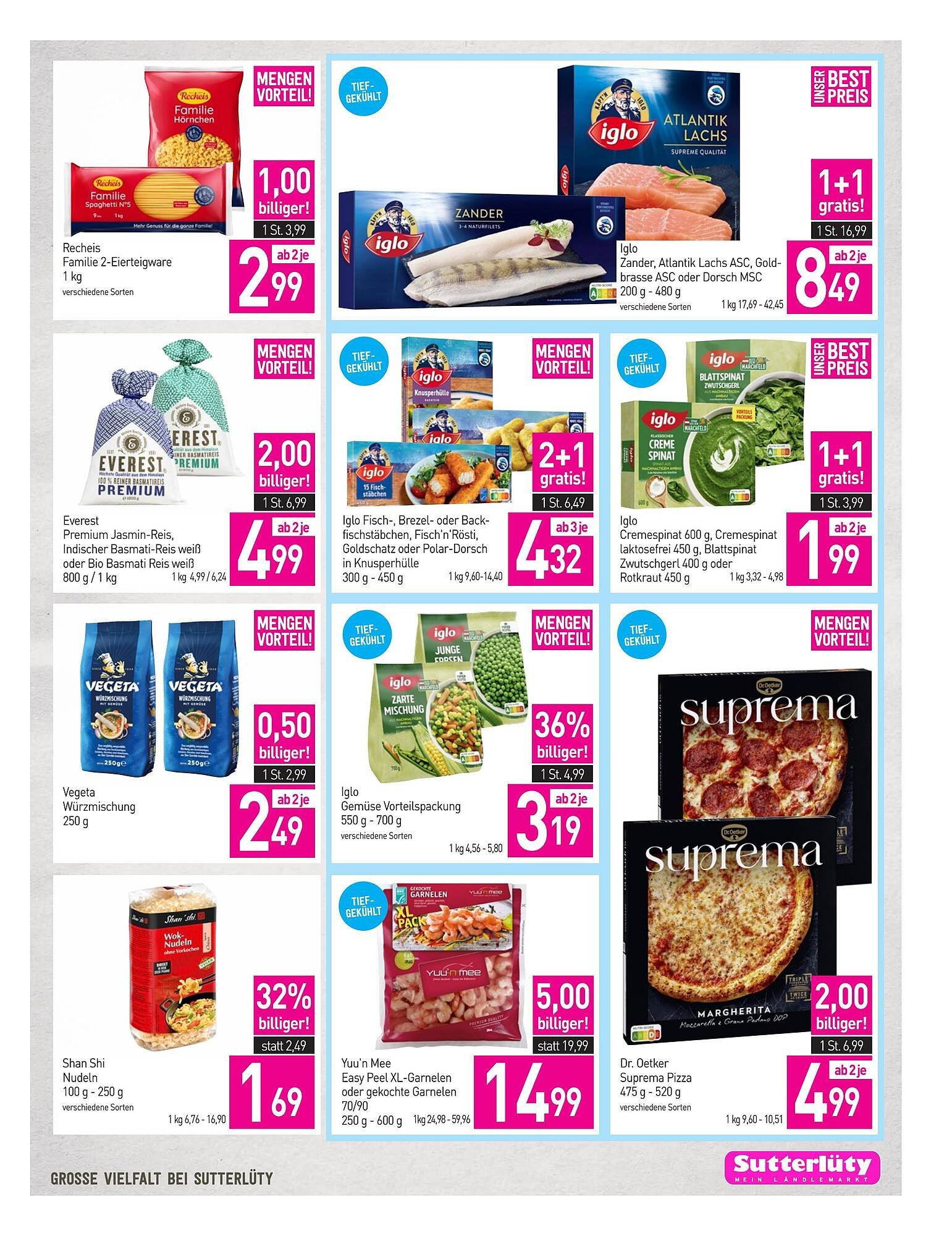 Sutterlüty Flugblatt