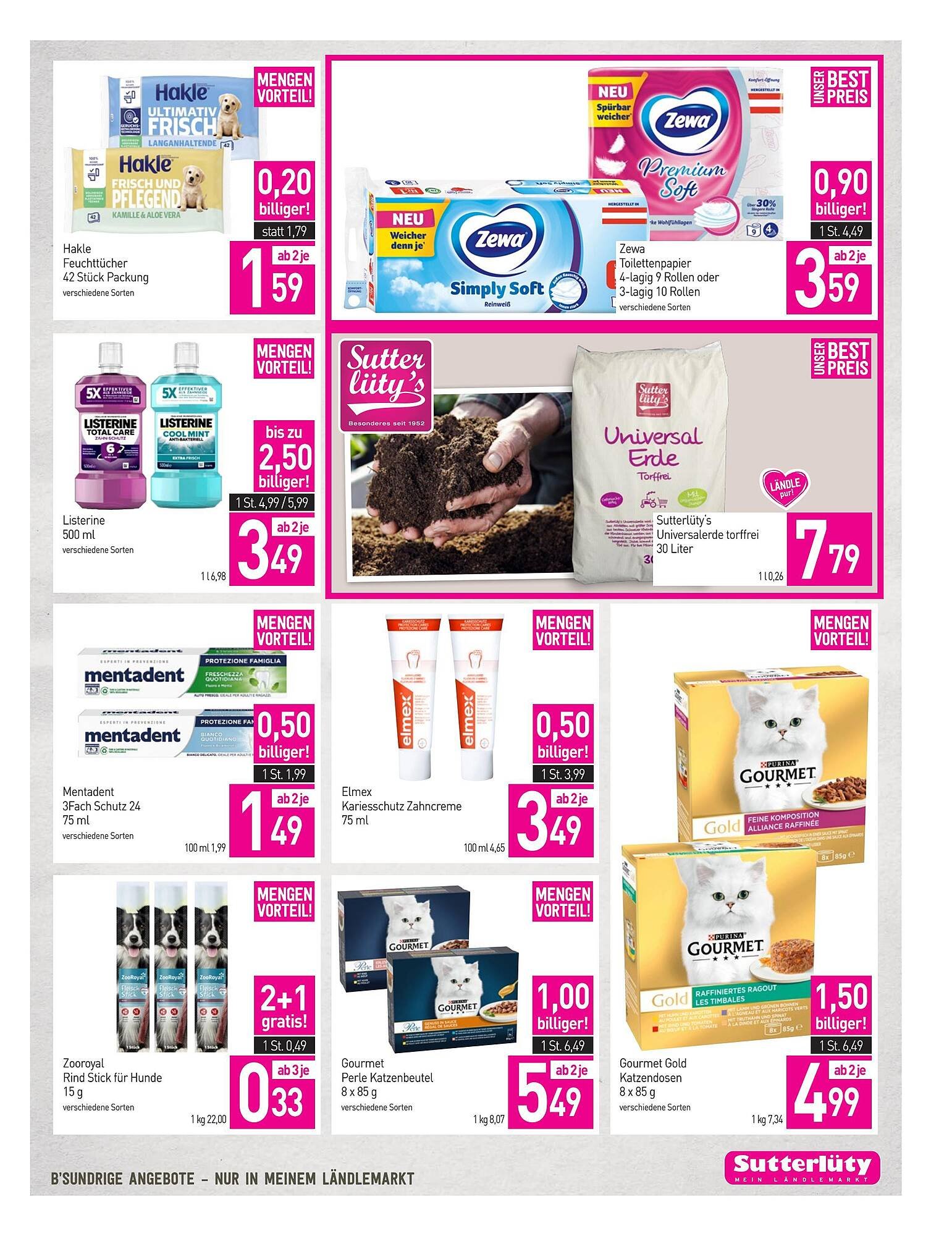 Sutterlüty Flugblatt