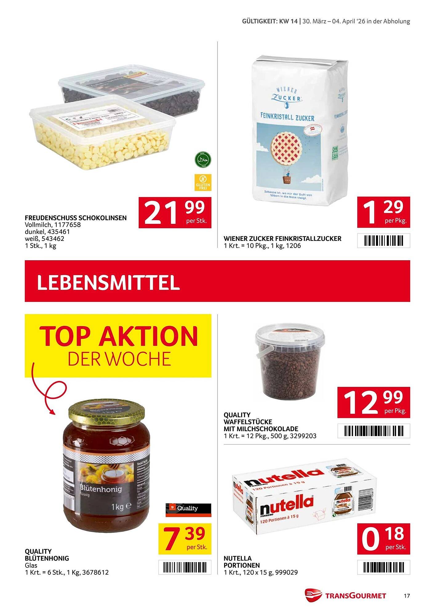 Transgourmet Flugblatt