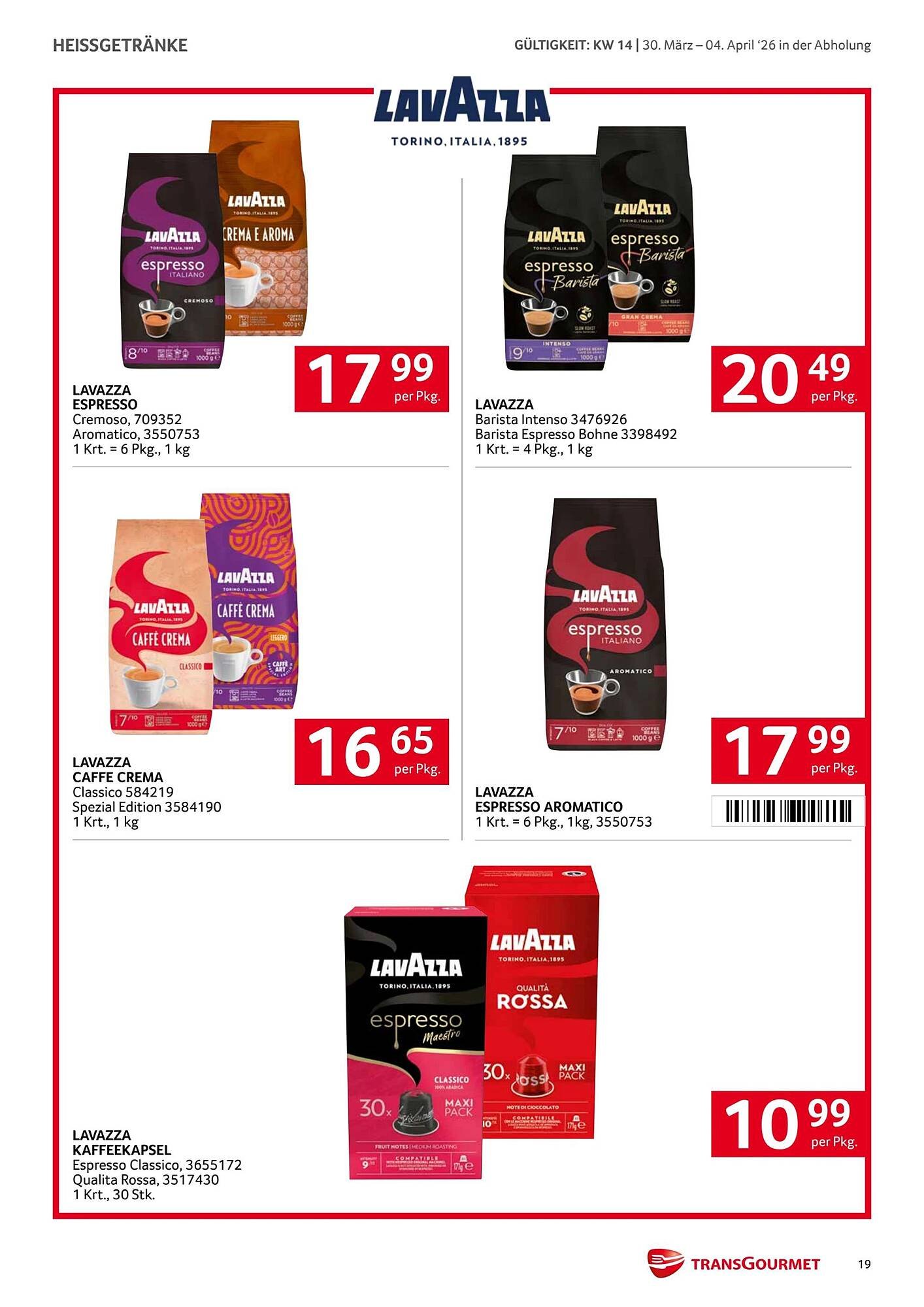 Transgourmet Flugblatt