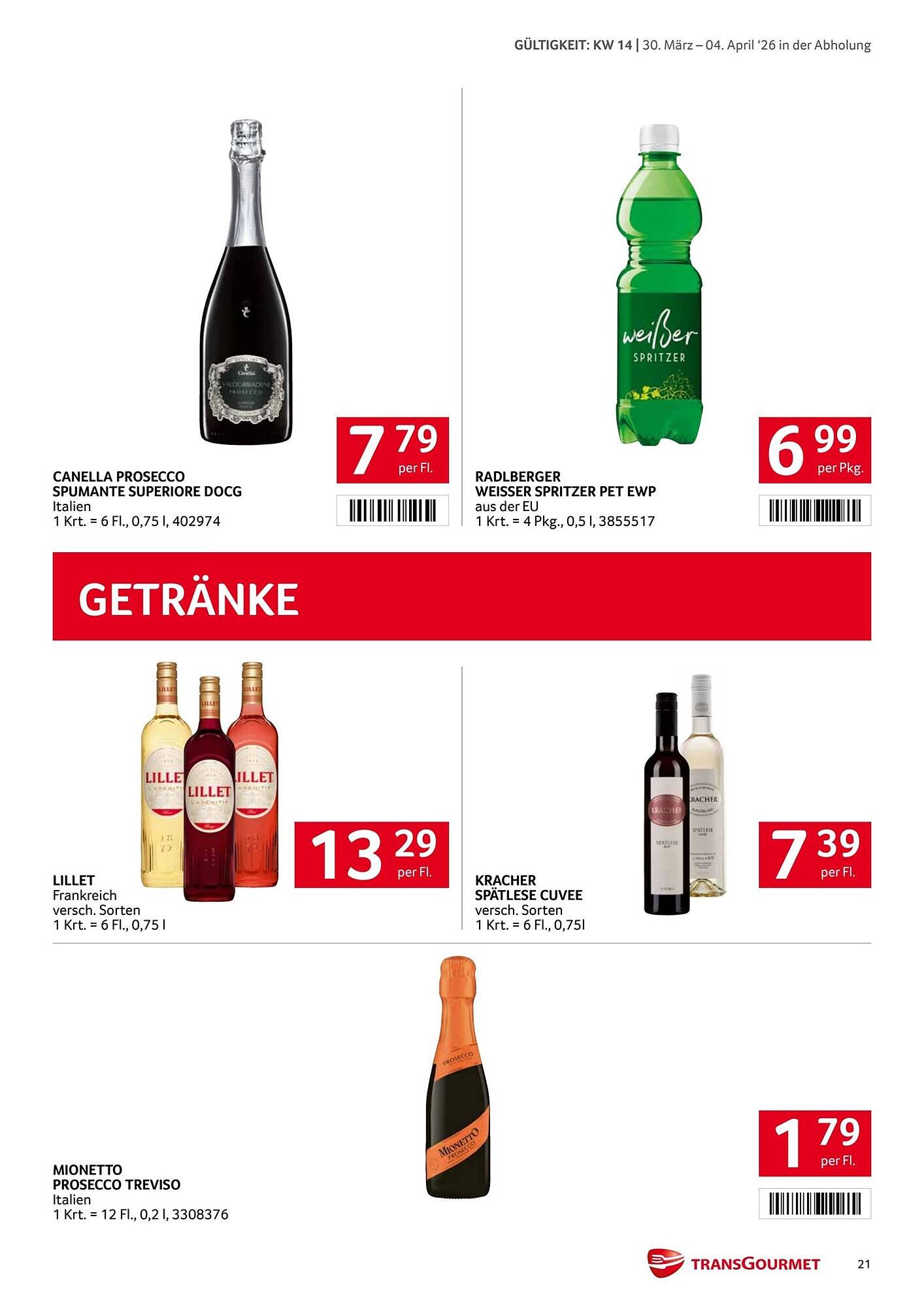 Transgourmet Flugblatt