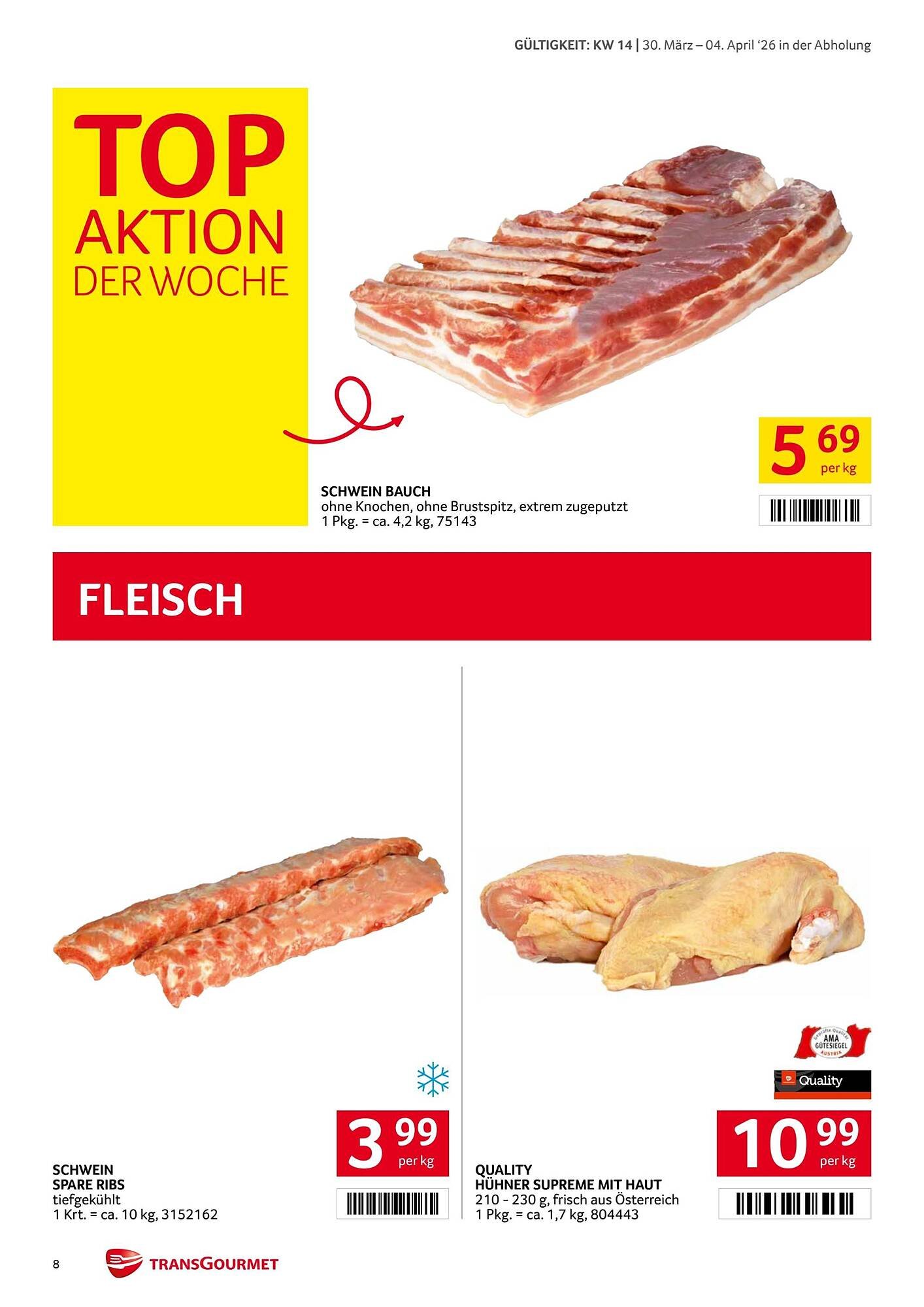 Transgourmet Flugblatt