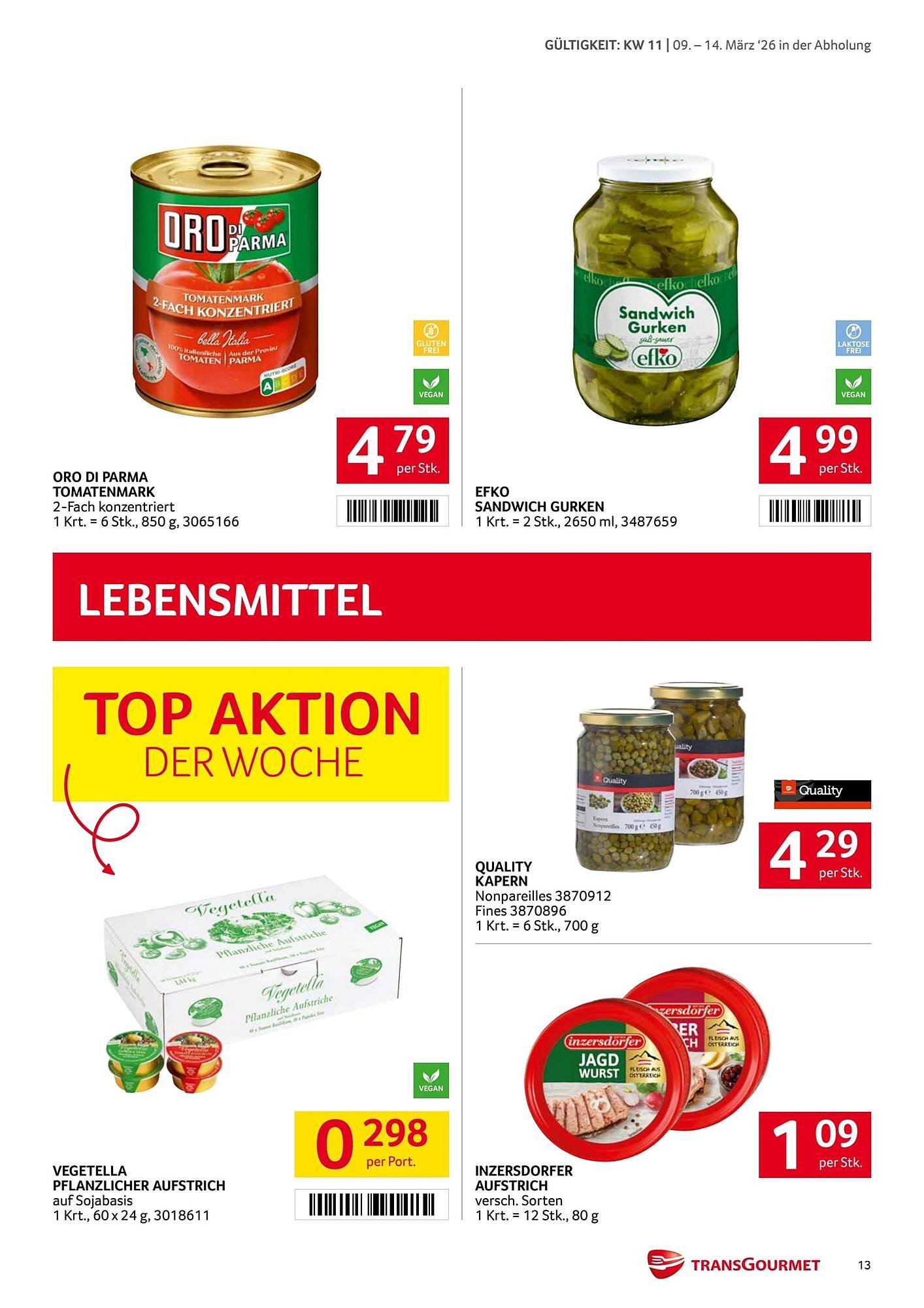 Transgourmet Flugblatt