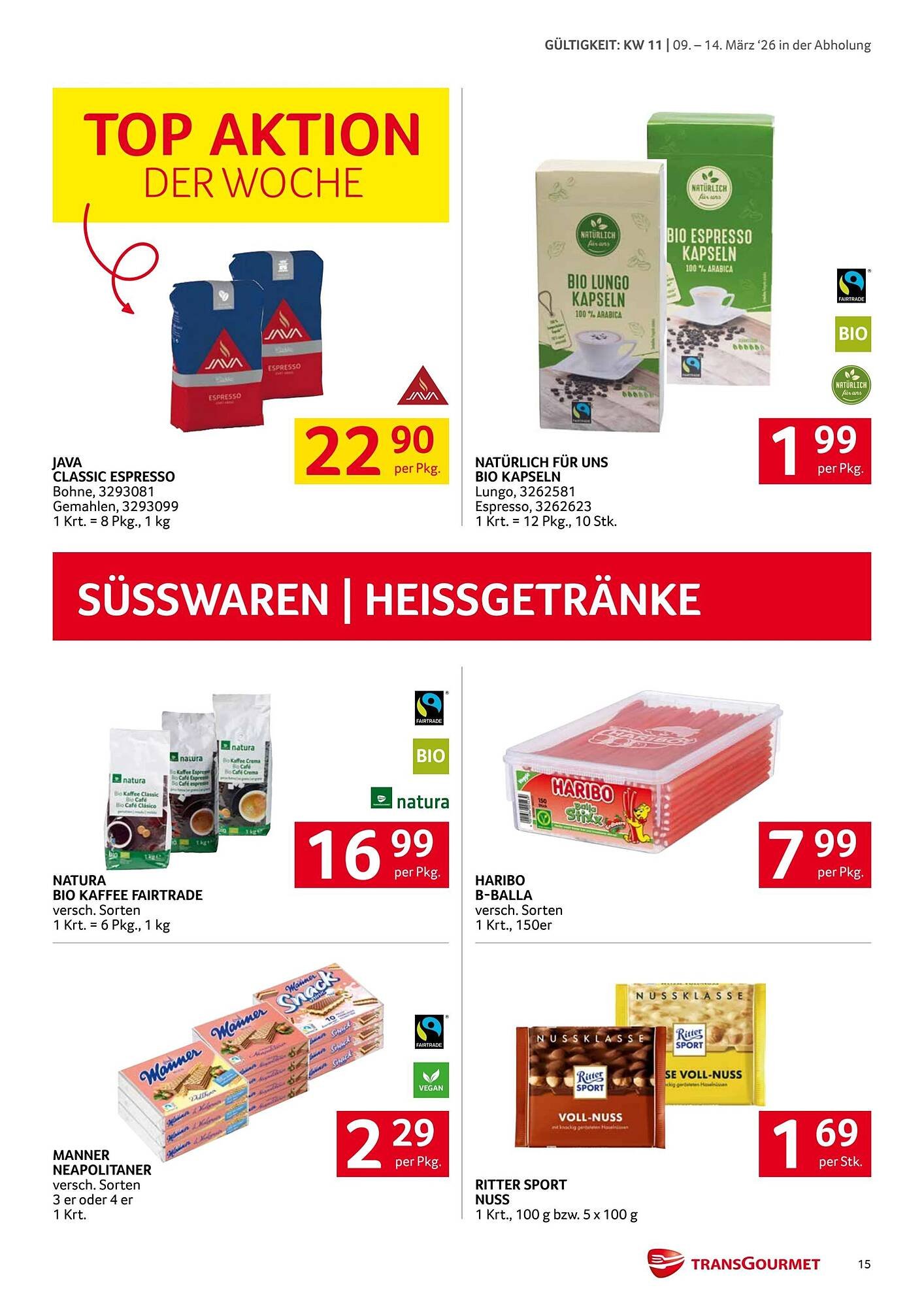 Transgourmet Flugblatt