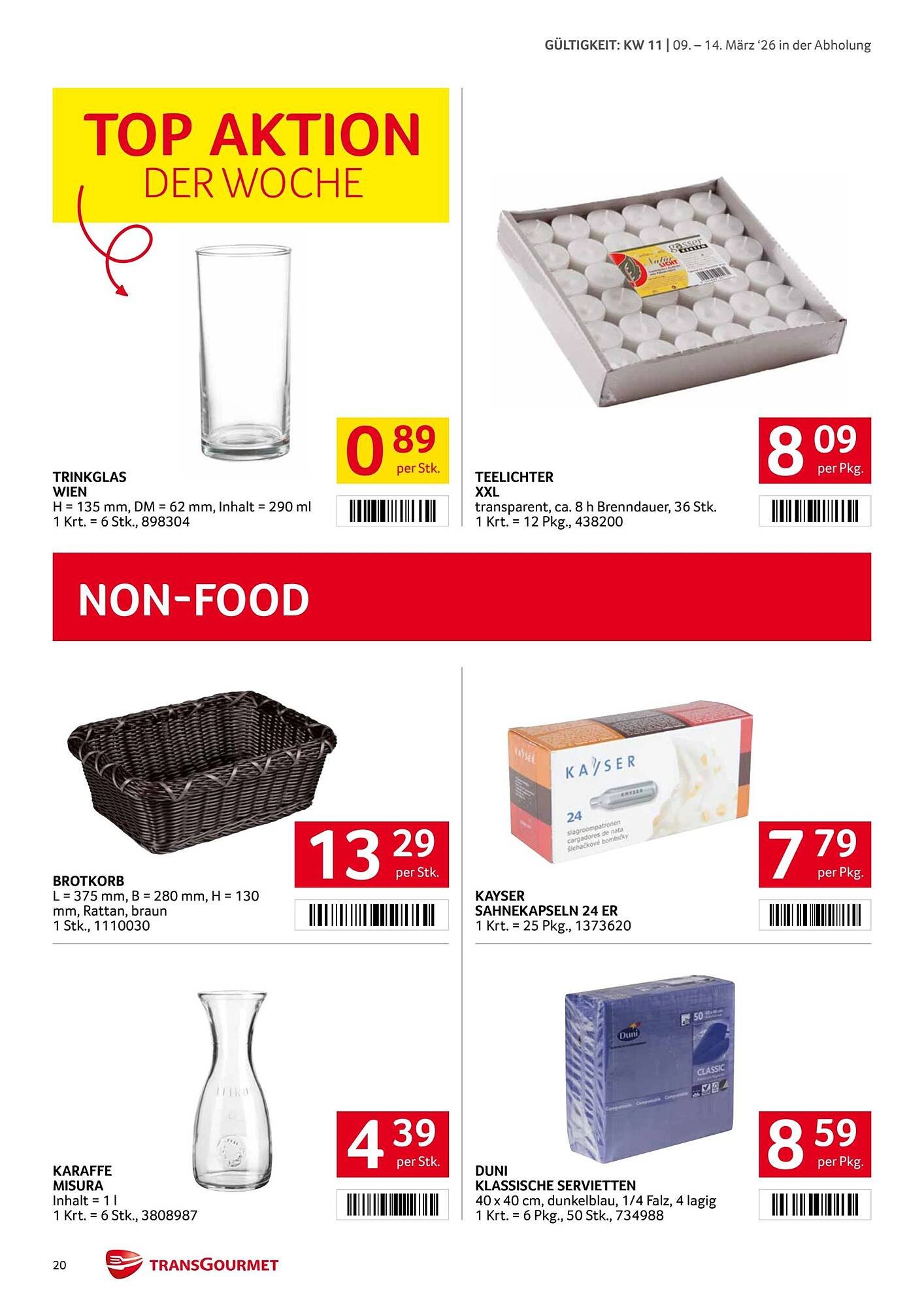 Transgourmet Flugblatt