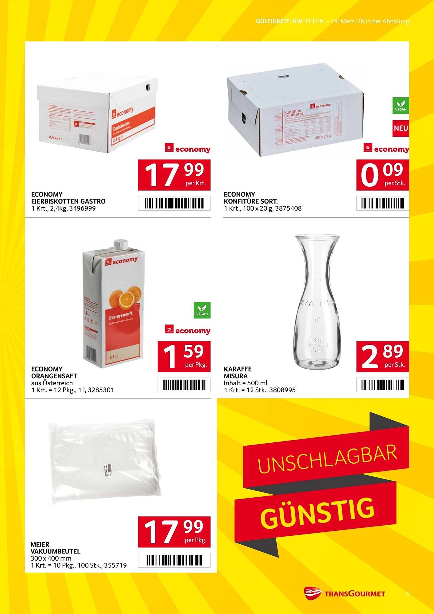 Transgourmet Flugblatt