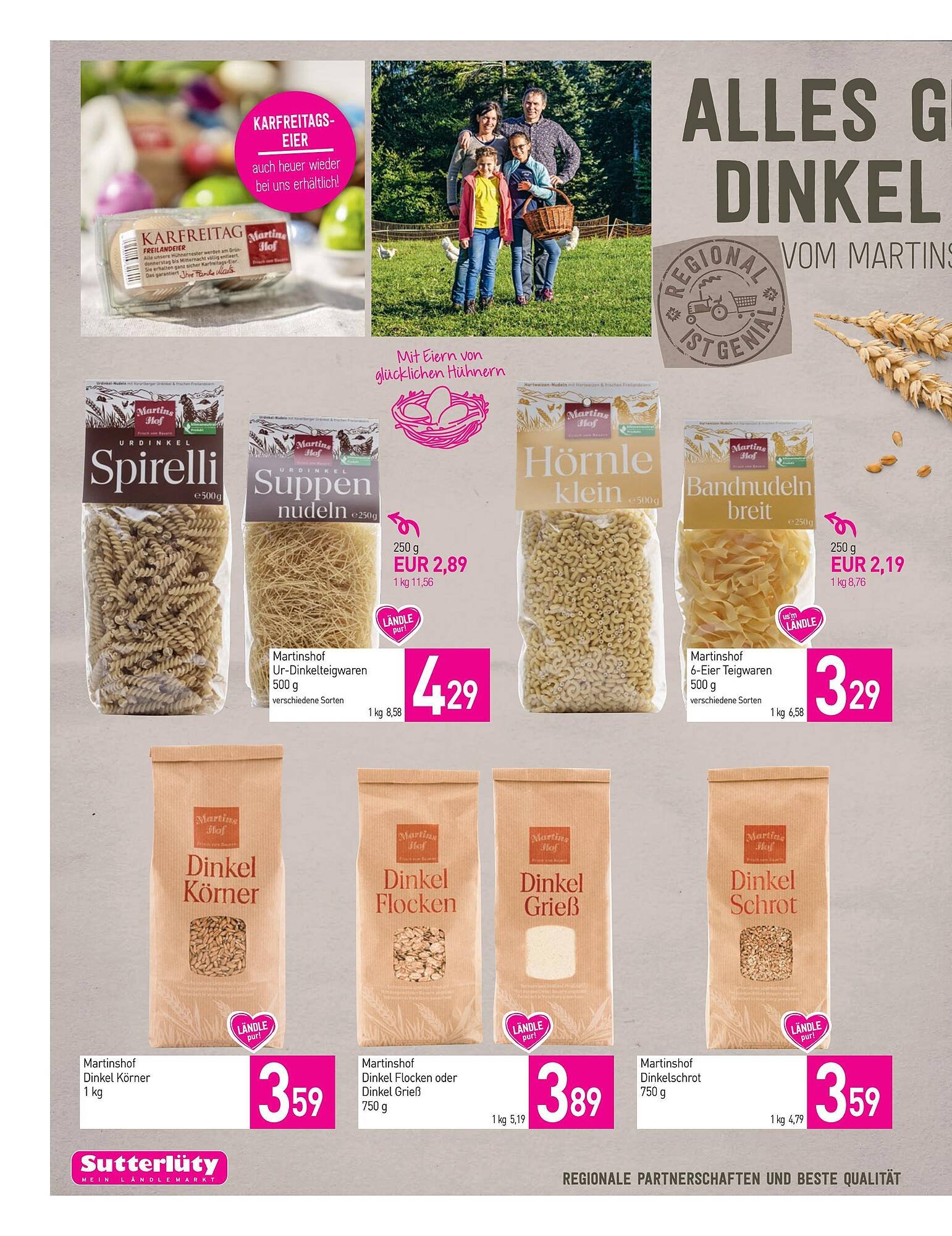 Sutterlüty Flugblatt