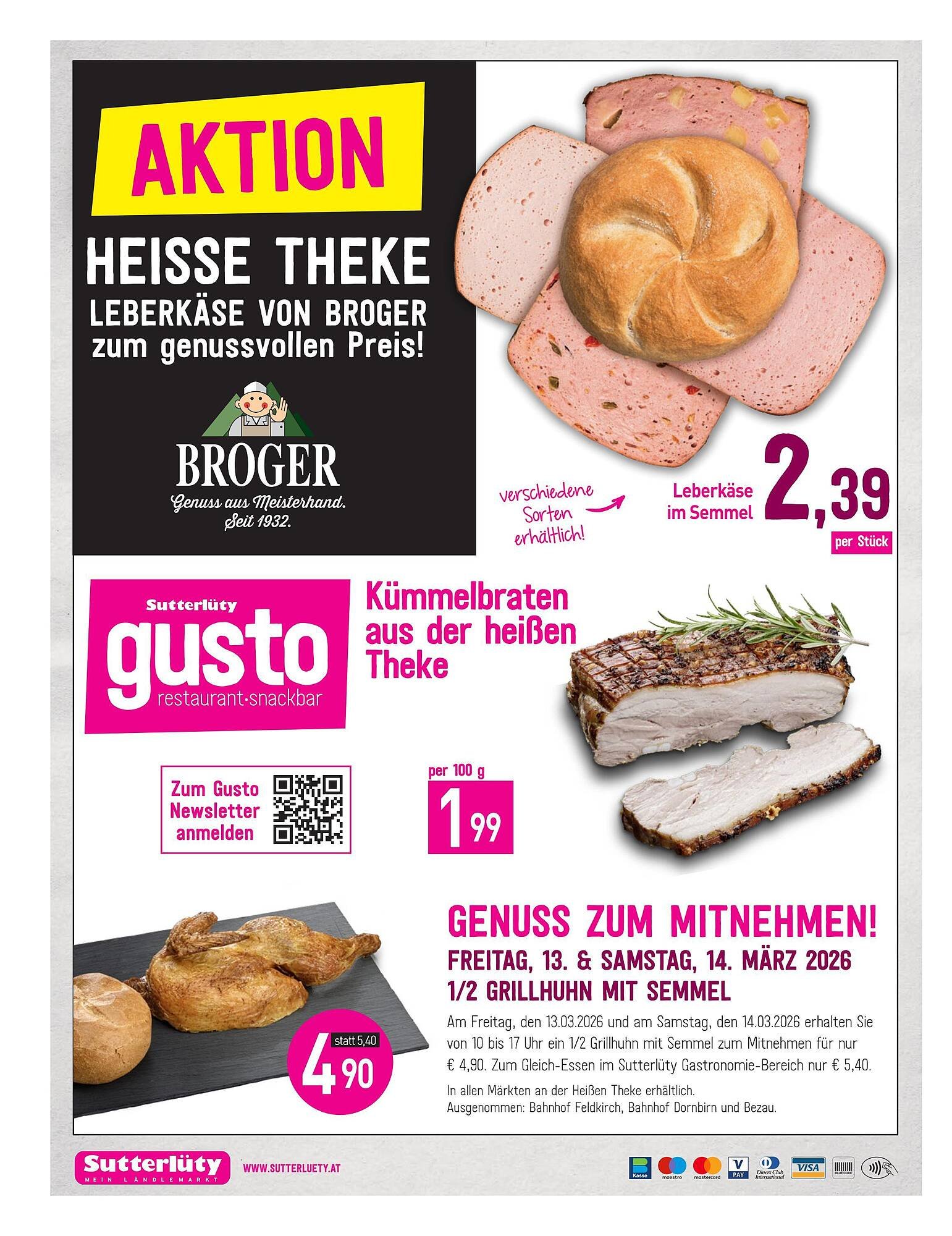 Sutterlüty Flugblatt