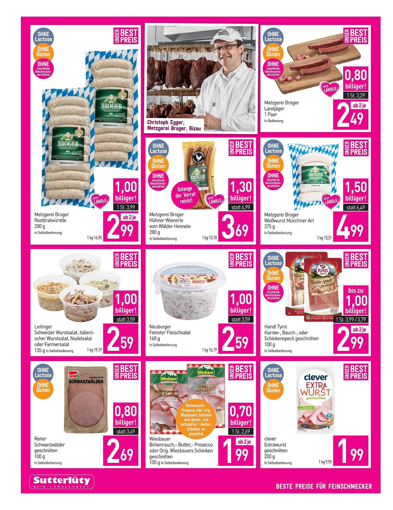 Sutterlüty Flugblatt