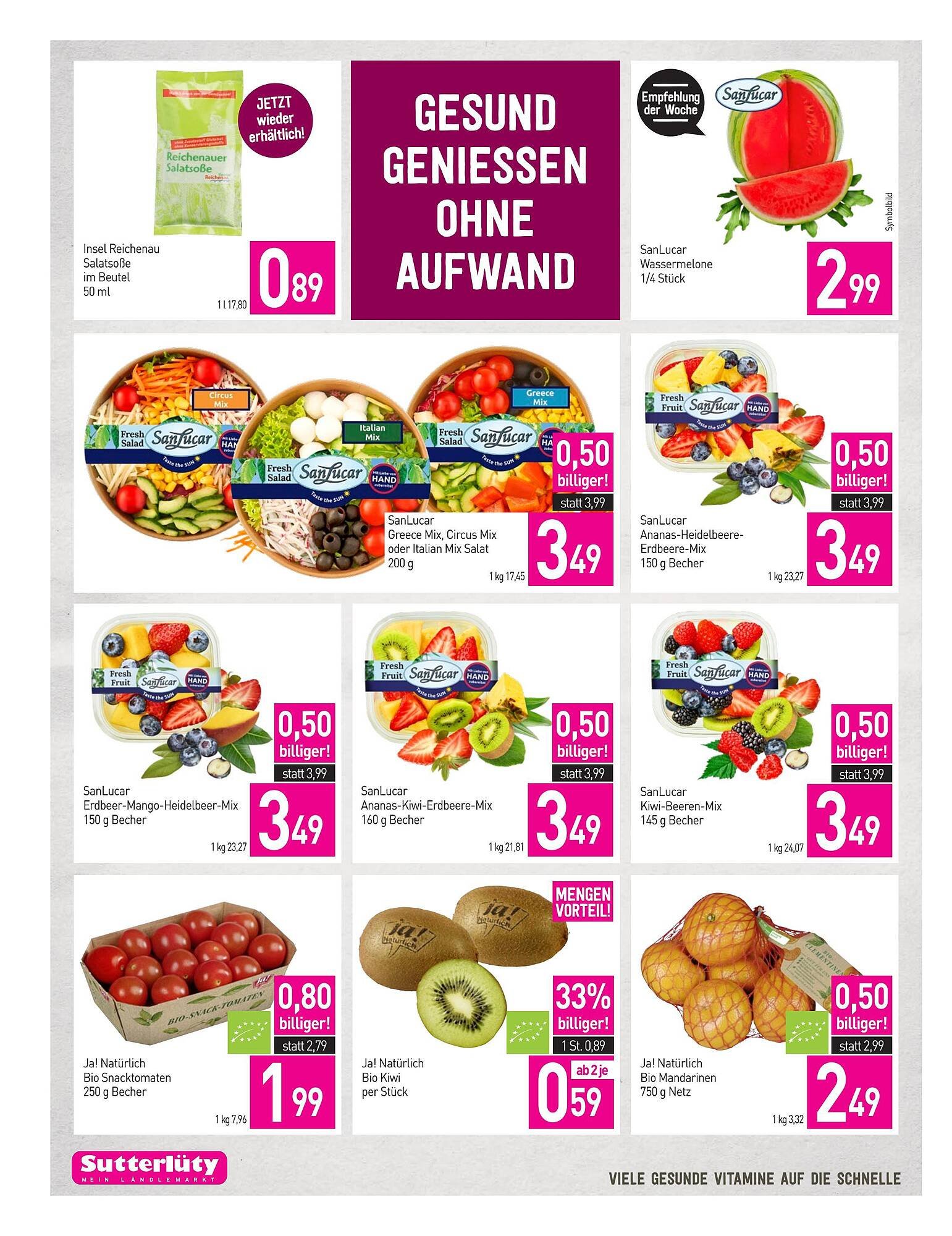 Sutterlüty Flugblatt