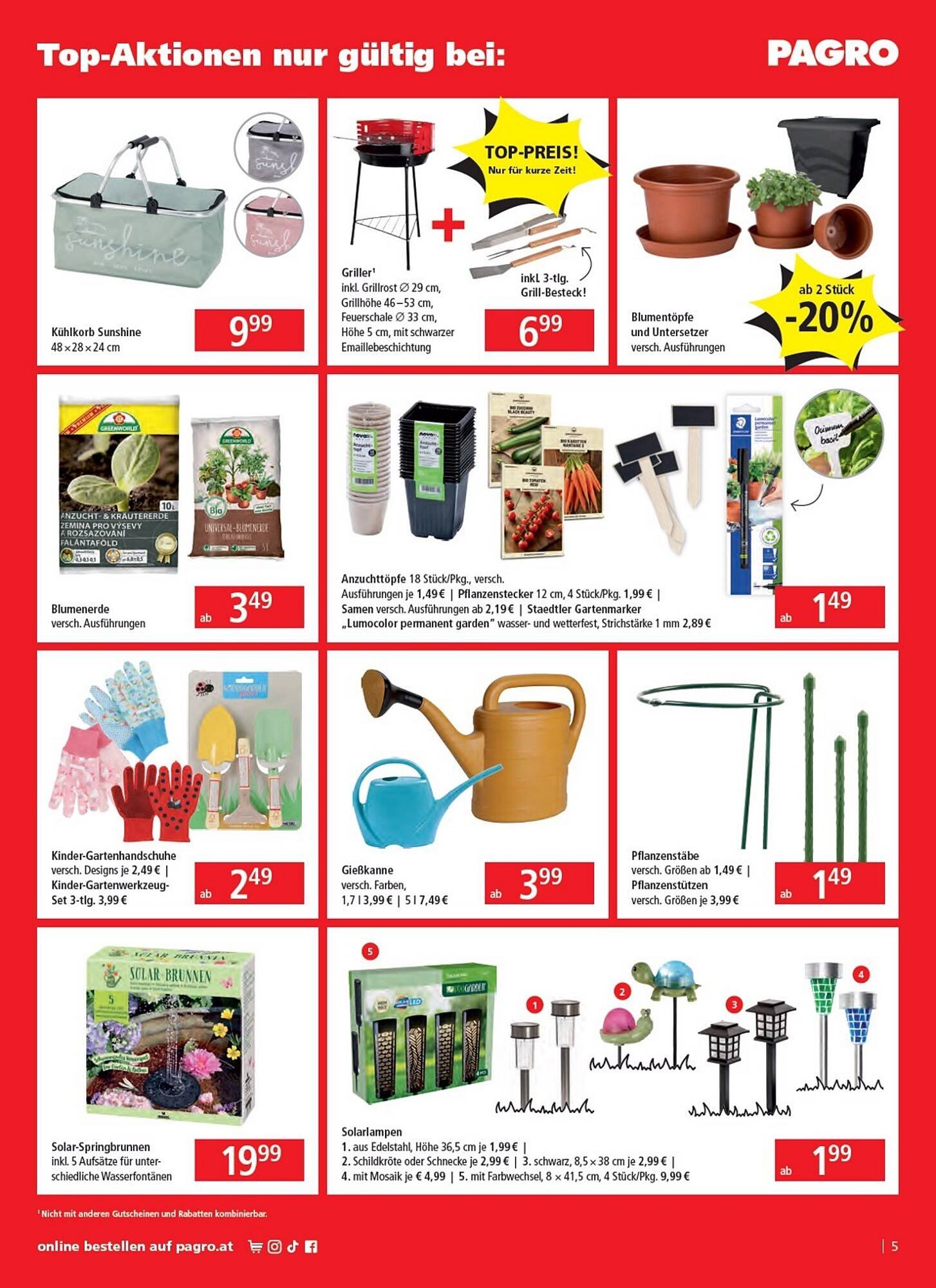 Pagro Diskont Flugblatt