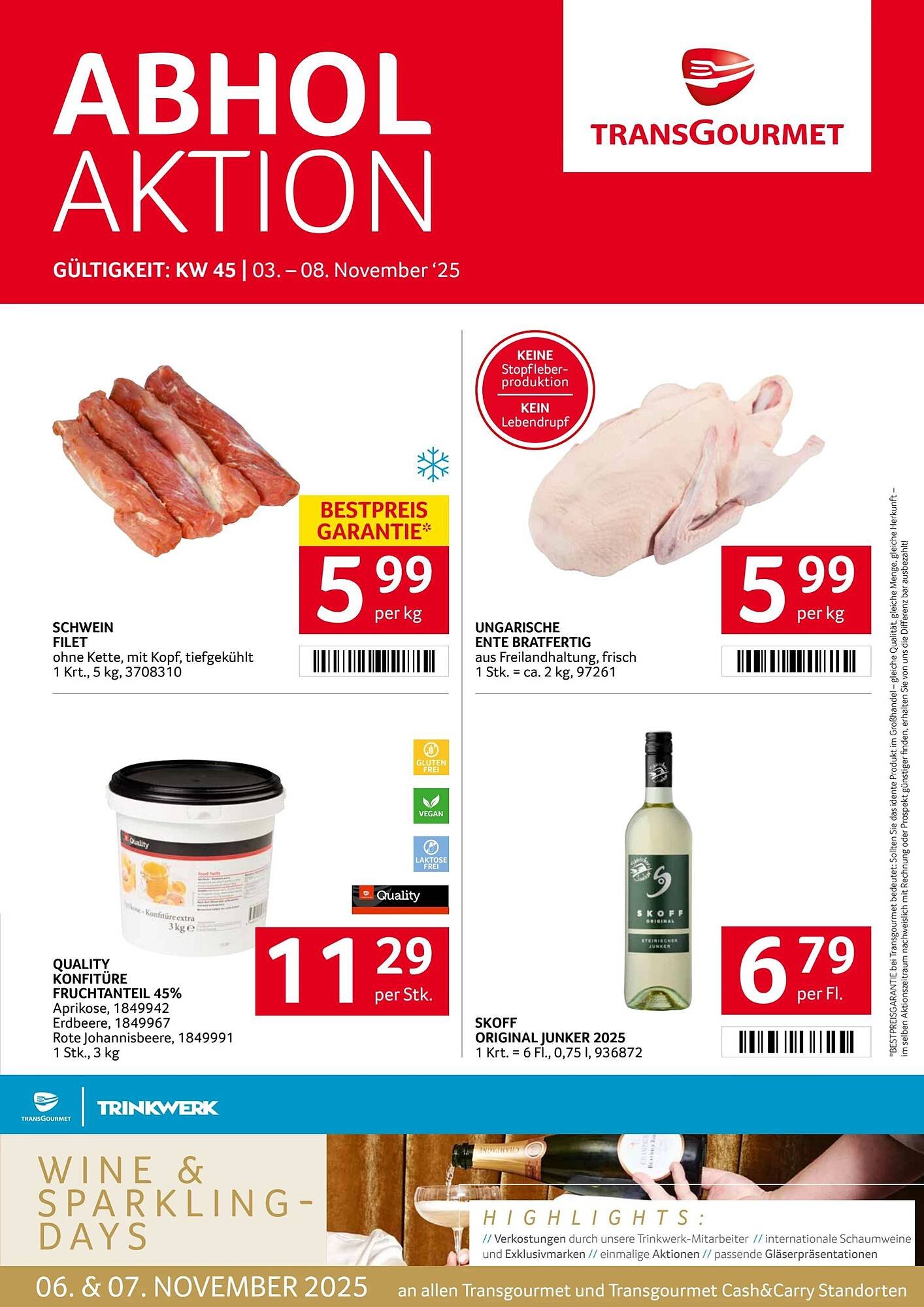 Transgourmet Flugblatt