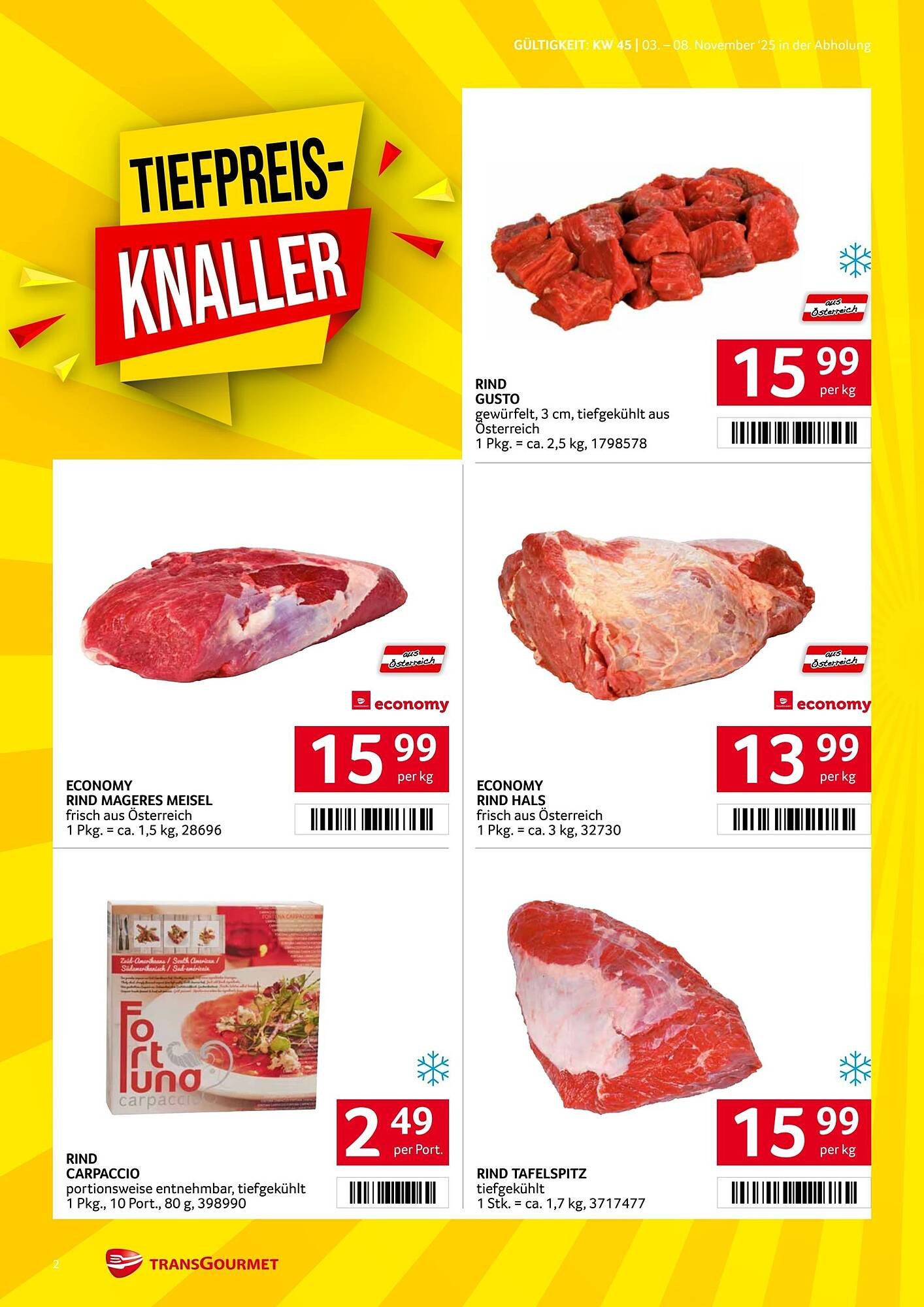 Transgourmet Flugblatt